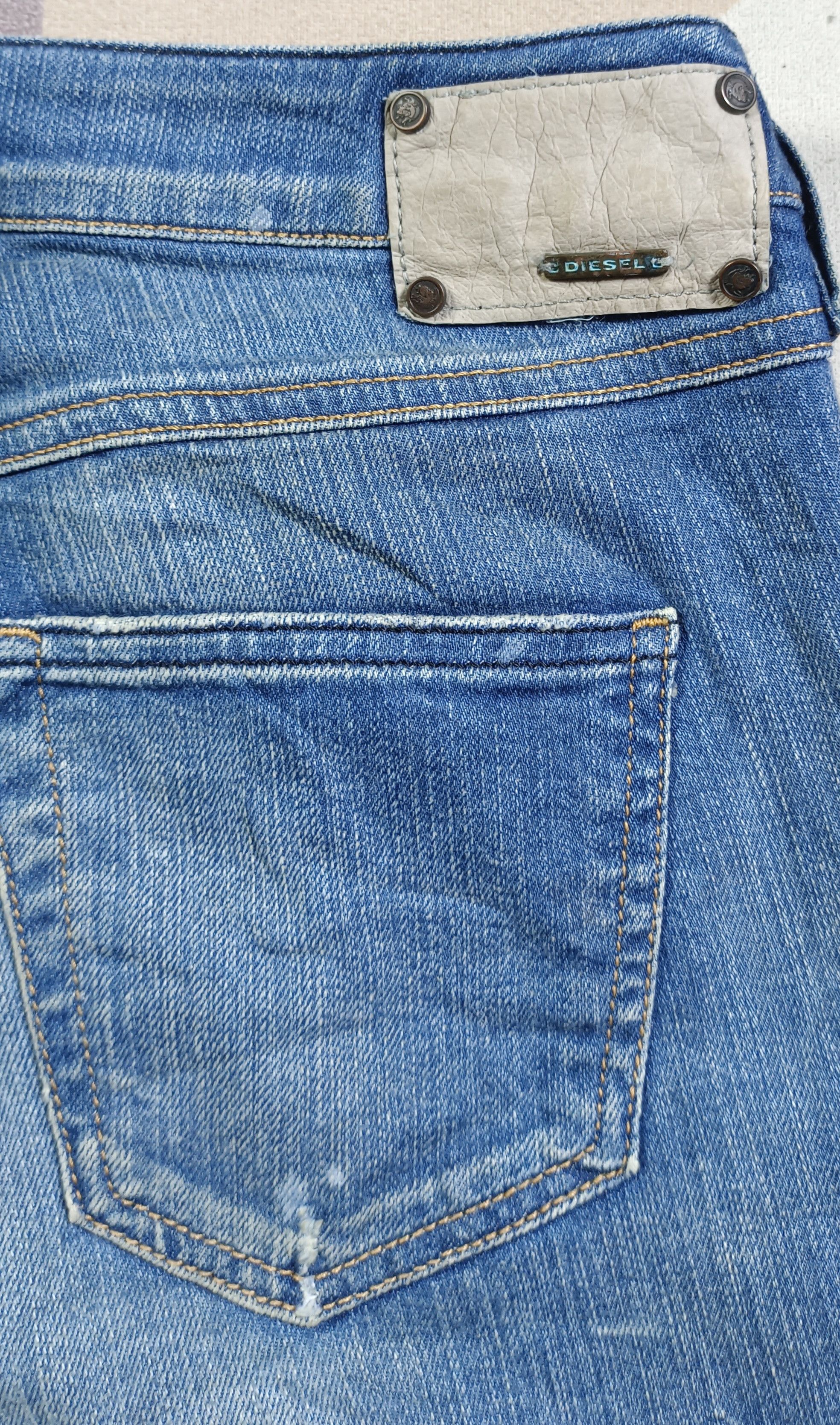 Diesel Vintage Super Flare🔥Diesel YBO Flare Distressed Denim Size US 31 - 11 Thumbnail
