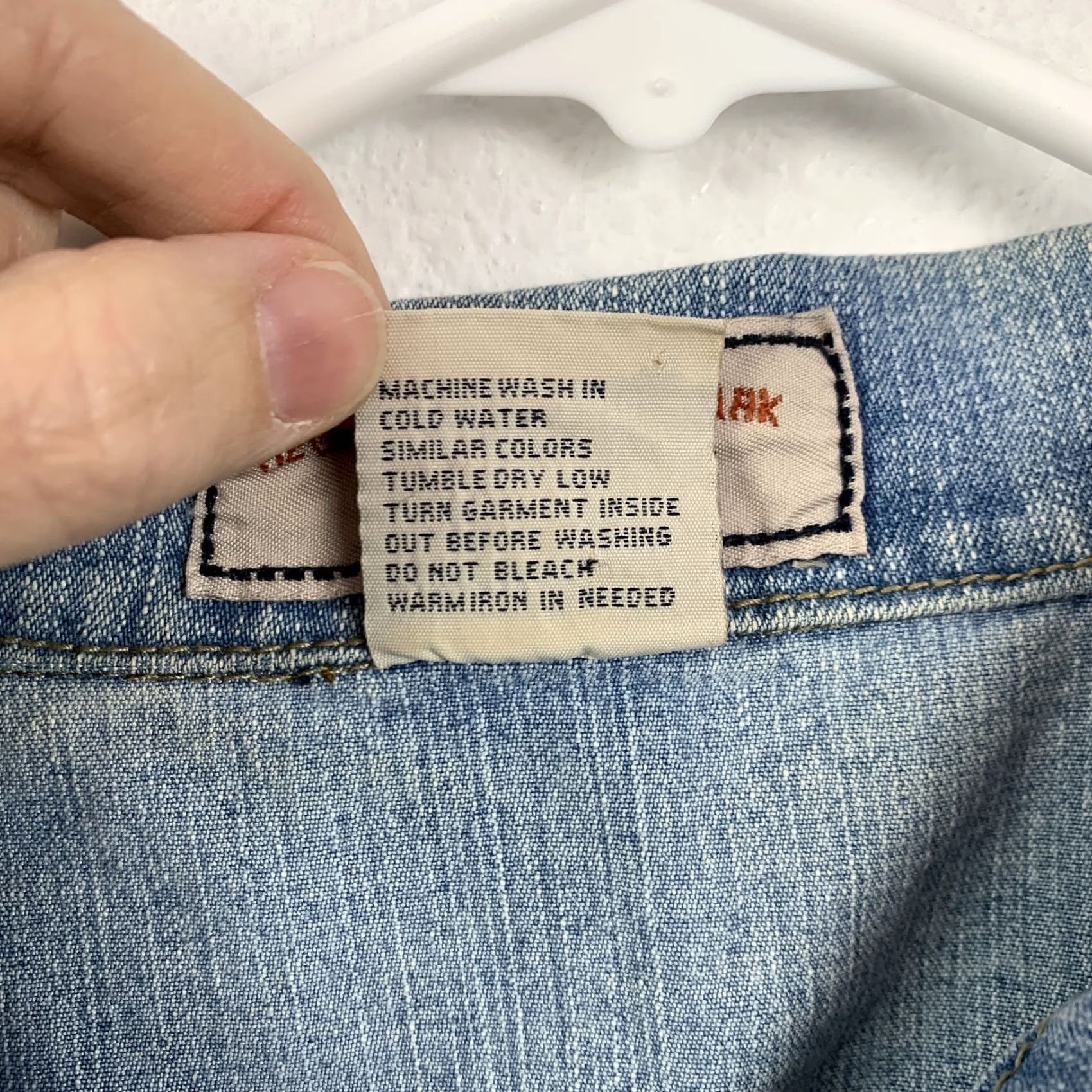 Denime VINTAGE Defuze Juniors XL Cropped Denim Jacket Blue Rhinestone Studded Button Front Size XL / US 12-14 / IT 48-50 - 4 Thumbnail