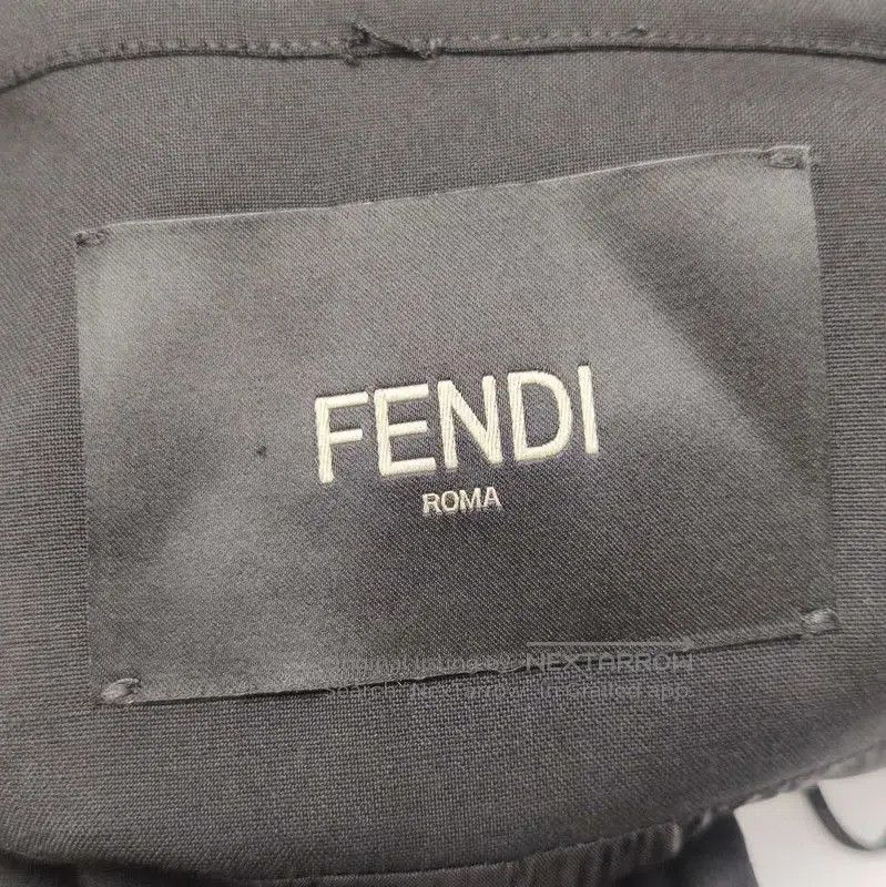Fendi Fendi Black Polyester Logo Men's Jacket . Size US M / EU 48-50 / 2 - 5 Thumbnail