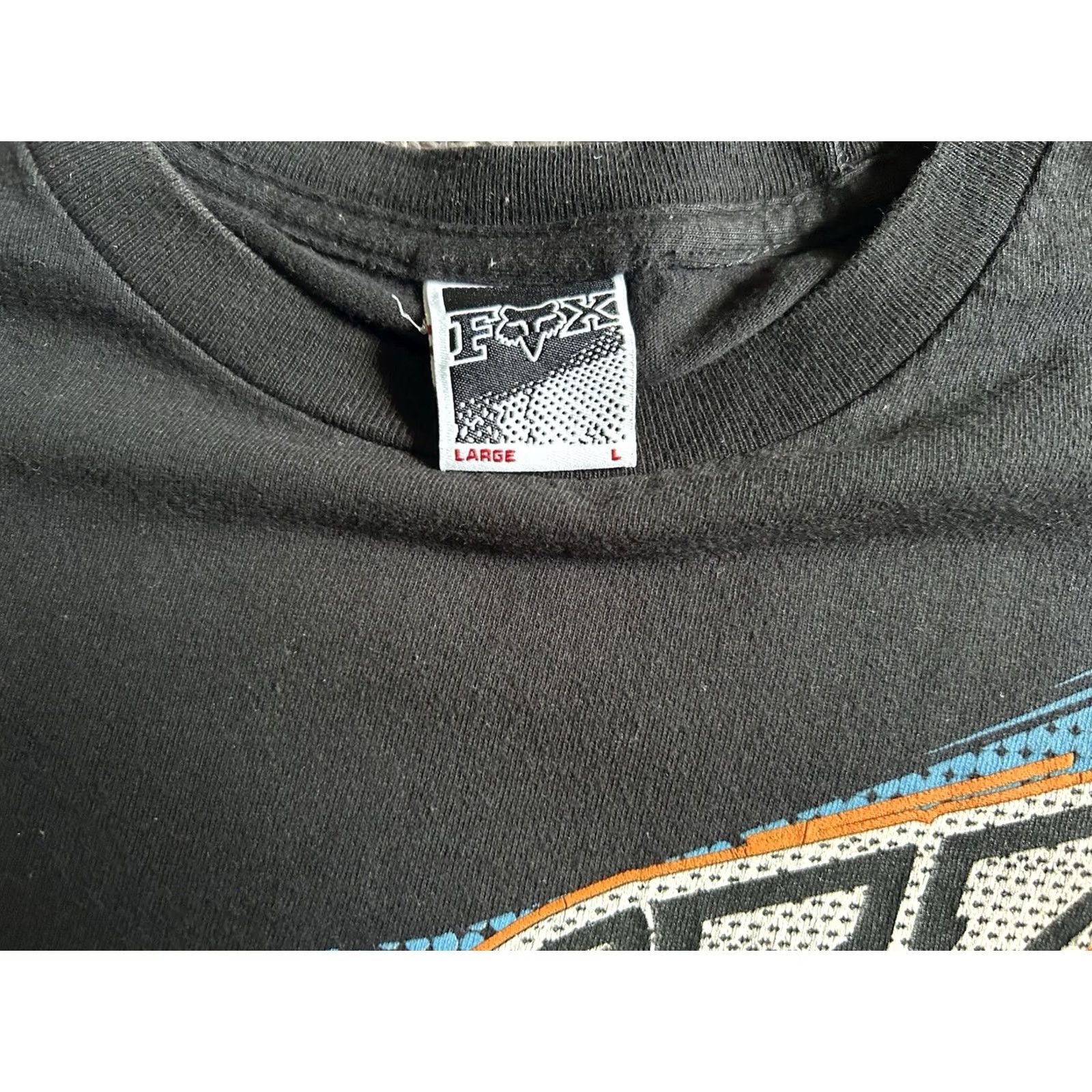 Vintage VINTAGE Fox Racing Company T-shirt Men’s L Black Y2K Motocycle Sports Fox Logo, 2000s, Mens Size US L / EU 52-54 / 3 - 5 Thumbnail