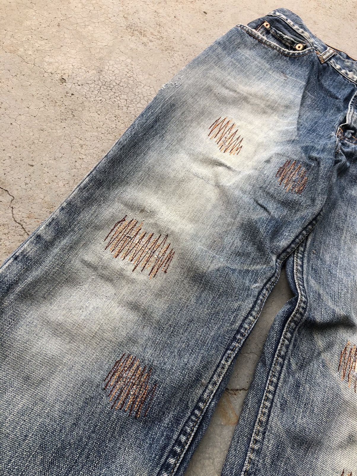 Levi's ZIGZAG REMAKE LEVIS 505 DENIM Size US 30 / EU 46 - 5 Thumbnail