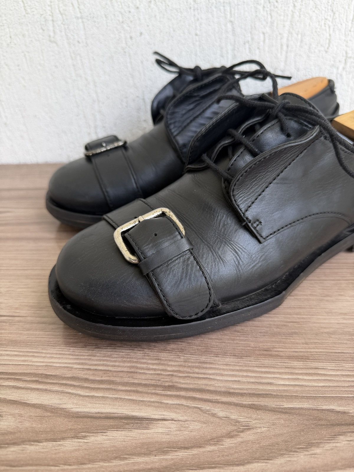 Achilles Ion Gabriel Buckle strap derby with guidi,balmain,tyson vibe Size US 9 / EU 42 - 2 Thumbnail