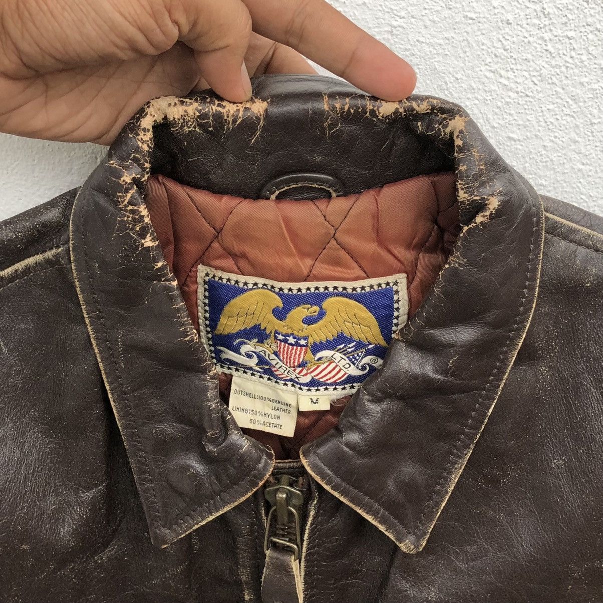 Avirex Vintage Avirex LTD Flight Leather jacket Flyer Size US M / EU 48-50 / 2 - 24 Thumbnail