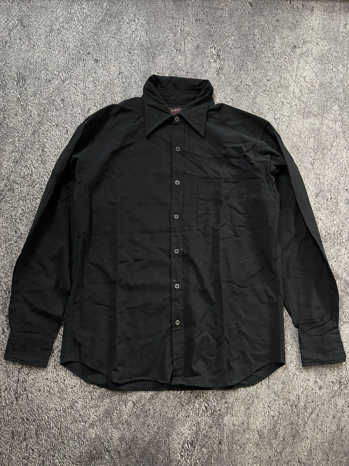 Yohji Yamamoto Vintage Yohji Yamamoto Durban A.A.R Black Shirt Size US L / EU 52-54 / 3 - 1 Thumbnail