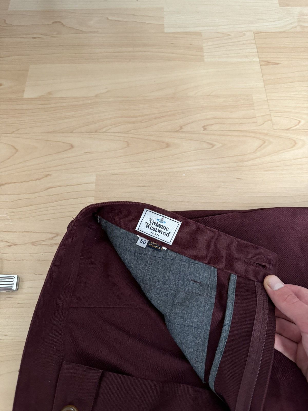 Vivienne Westwood Vivienne Westwood Pants in Burgundy Size US 34 / EU 50 - 10 Thumbnail