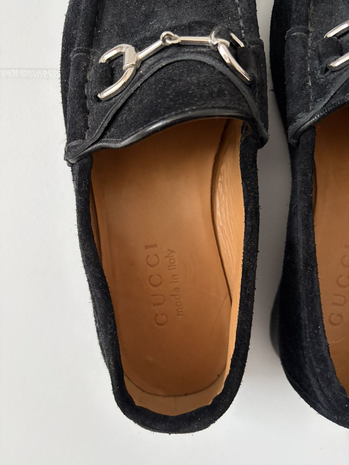 Gucci Horsebit Suede Loafers Size US 6.5 / IT 36.5 - 2 Thumbnail