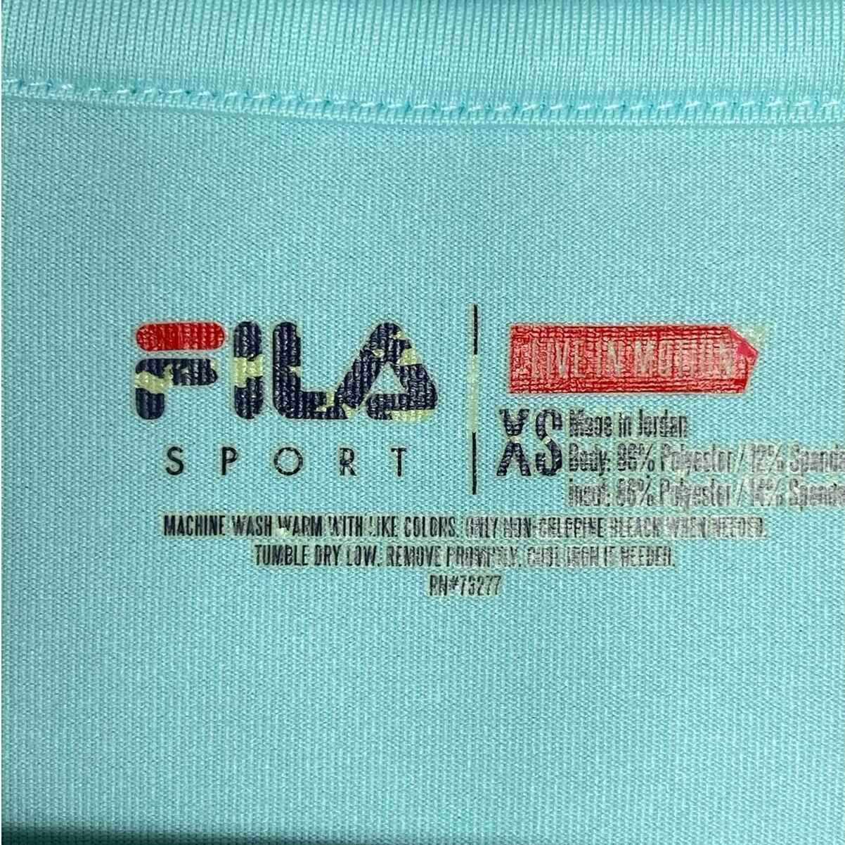 Fila Fila Sport Aqua V-Neck Tee Athletic XS T-Shirt Athleisure Y2 Size XS / US 0-2 / IT 36-38 - 6 Thumbnail