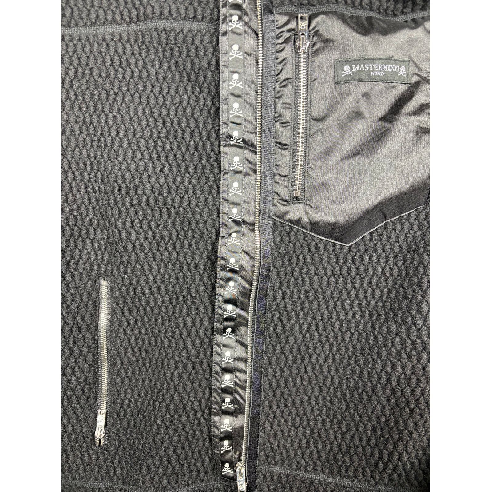 Mastermind Japan Mastermind World Cashmere Black Cardigan Size Medium Size M / US 6-8 / IT 42-44 - 6 Thumbnail