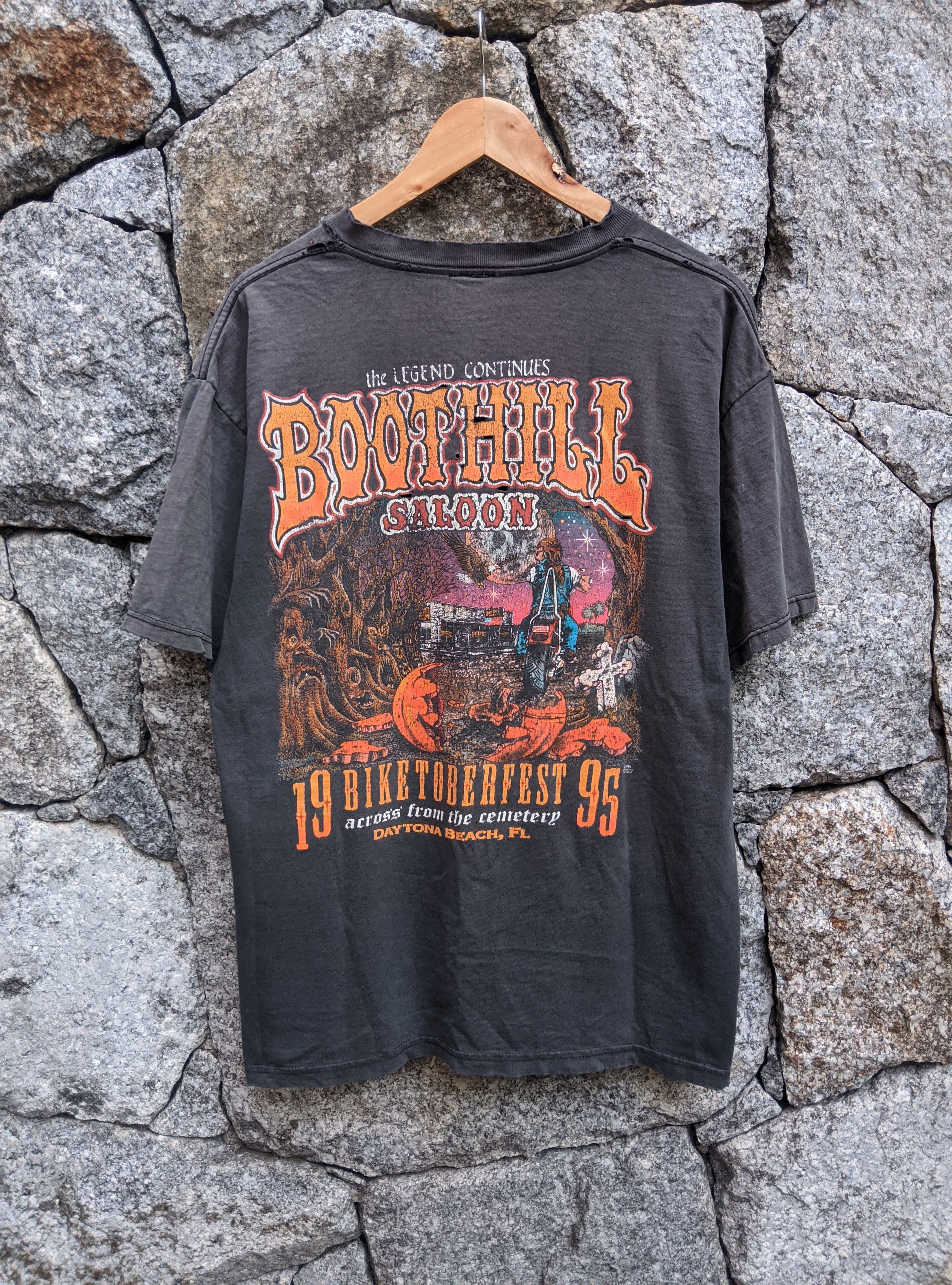 West Coast Choppers Vintage 1995 thrashed boothill biker sunfade WCC harley Size US XL / EU 56 / 4 - 1 Thumbnail