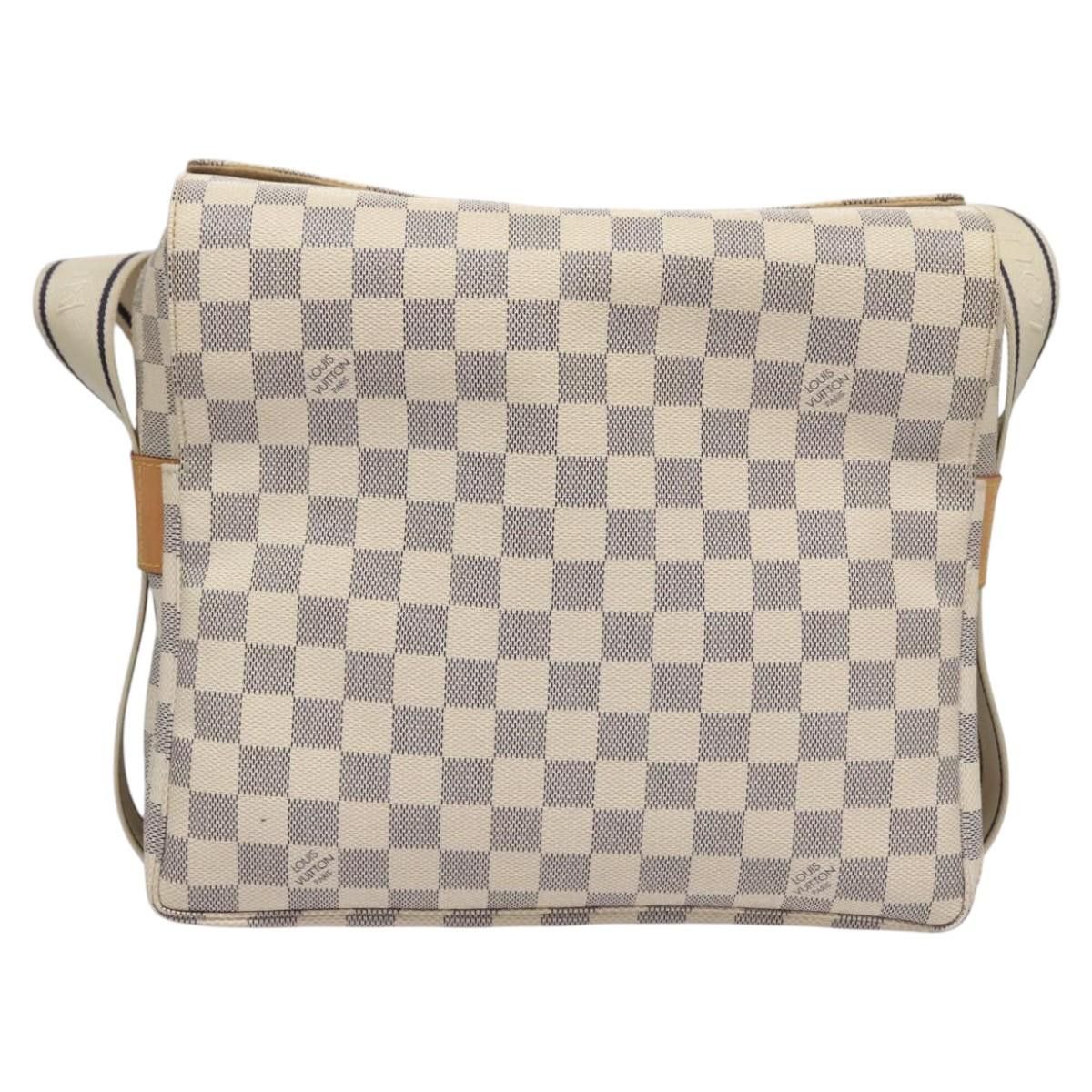 Louis Vuitton Naviglio White Canvas Shoulder Bag (Pre-Owned) Size ONE SIZE - 1 Thumbnail