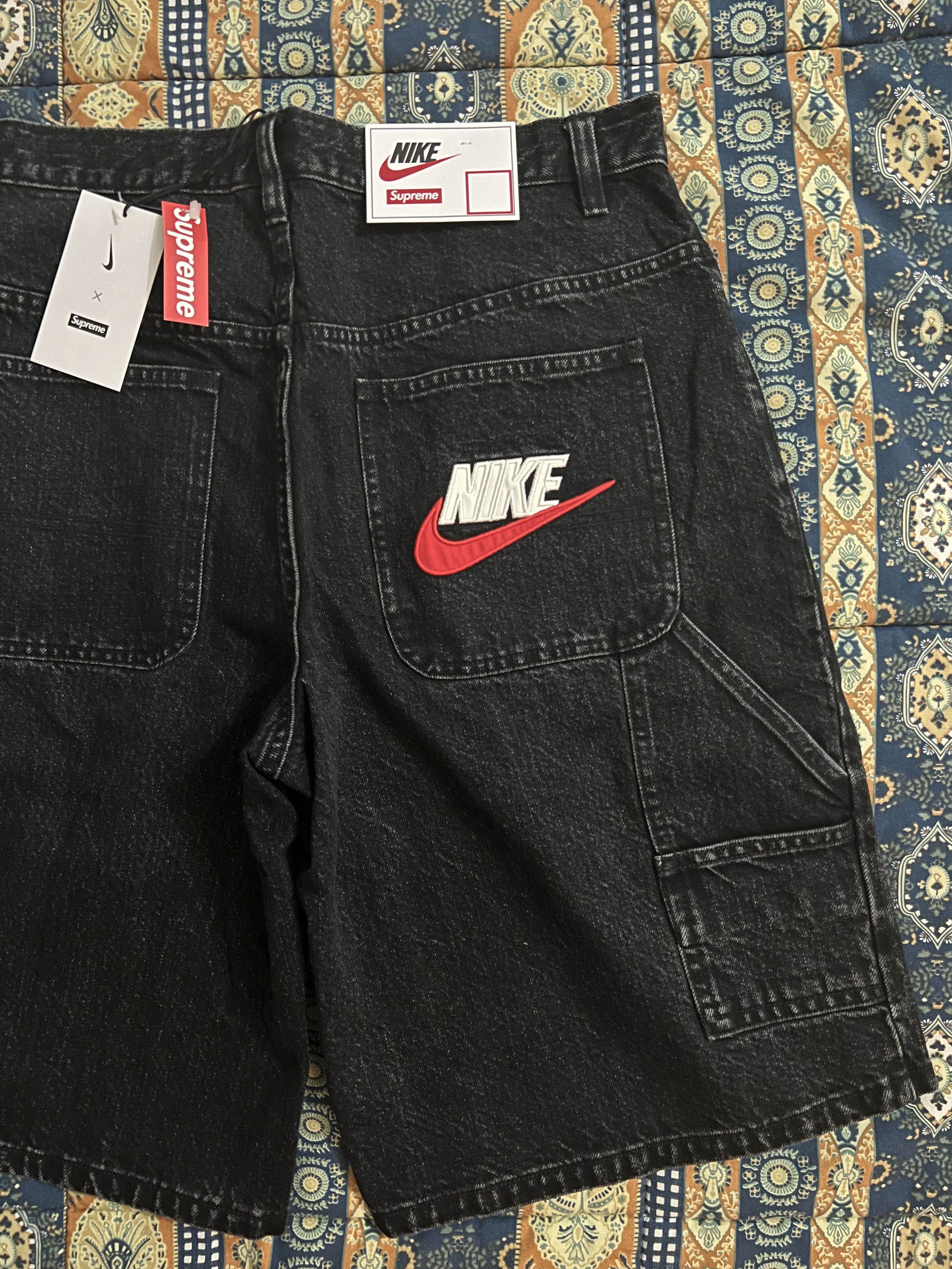 Supreme Supreme Nike Denim Short 30 M black jeans bermuda knee ...