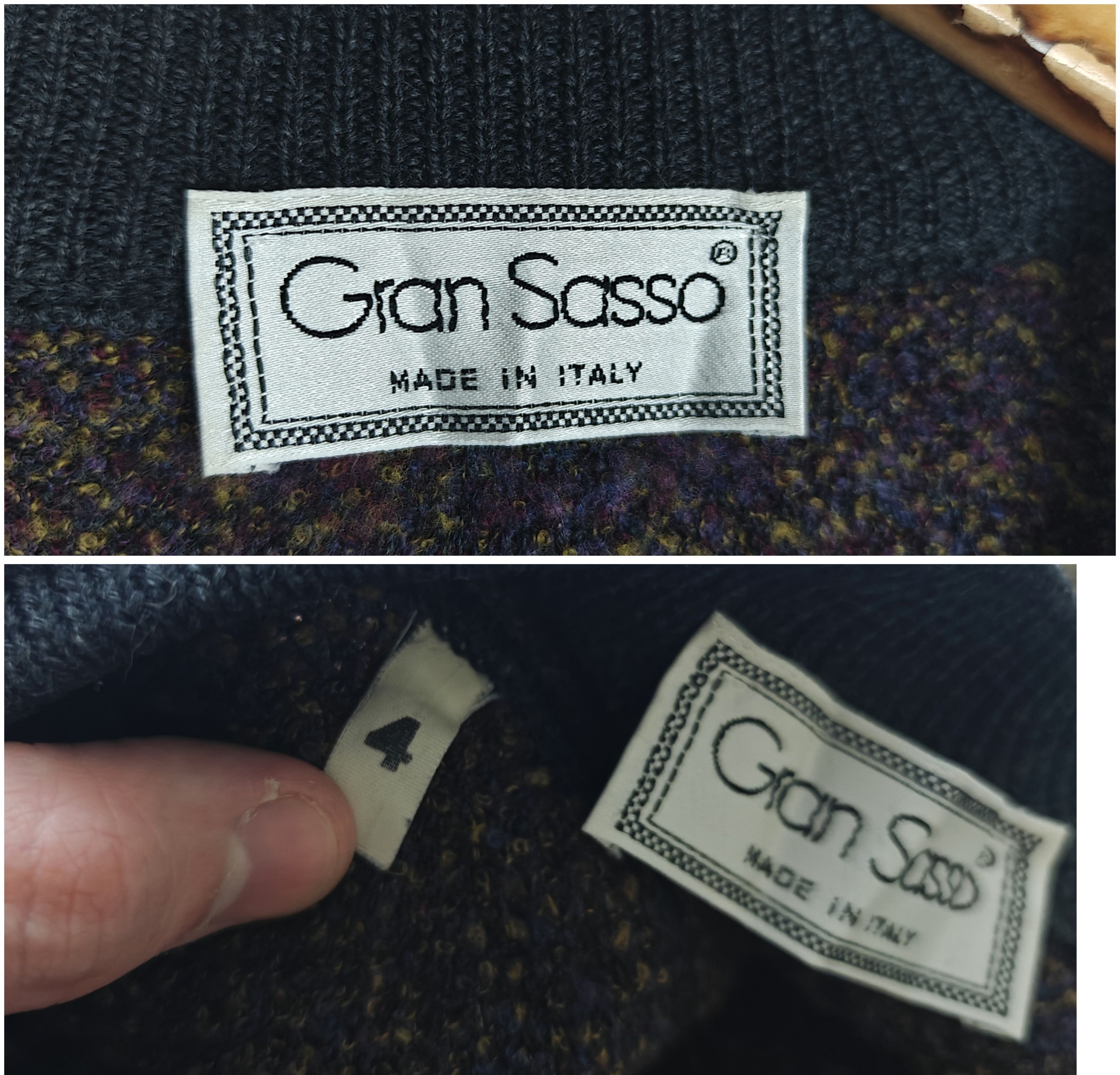Gran Sasso Gran Sasso VTG Sweater Pullover Italy size 4 (XL) Size US XL / EU 56 / 4 - 7 Thumbnail