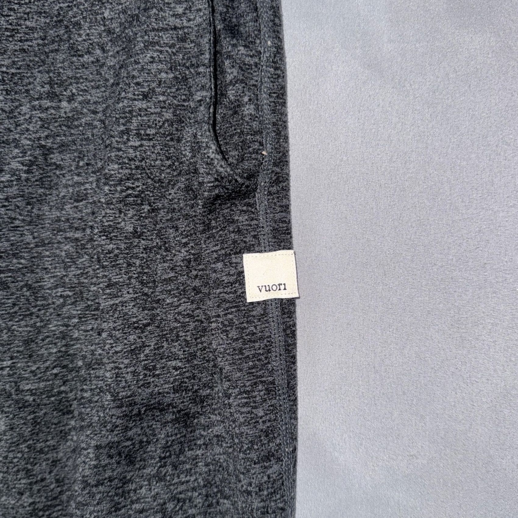 Vuori Vuori Jogger Pants Mens XS Gray Knit Drawstring Lounge Athletic Size US 27 - 5 Thumbnail