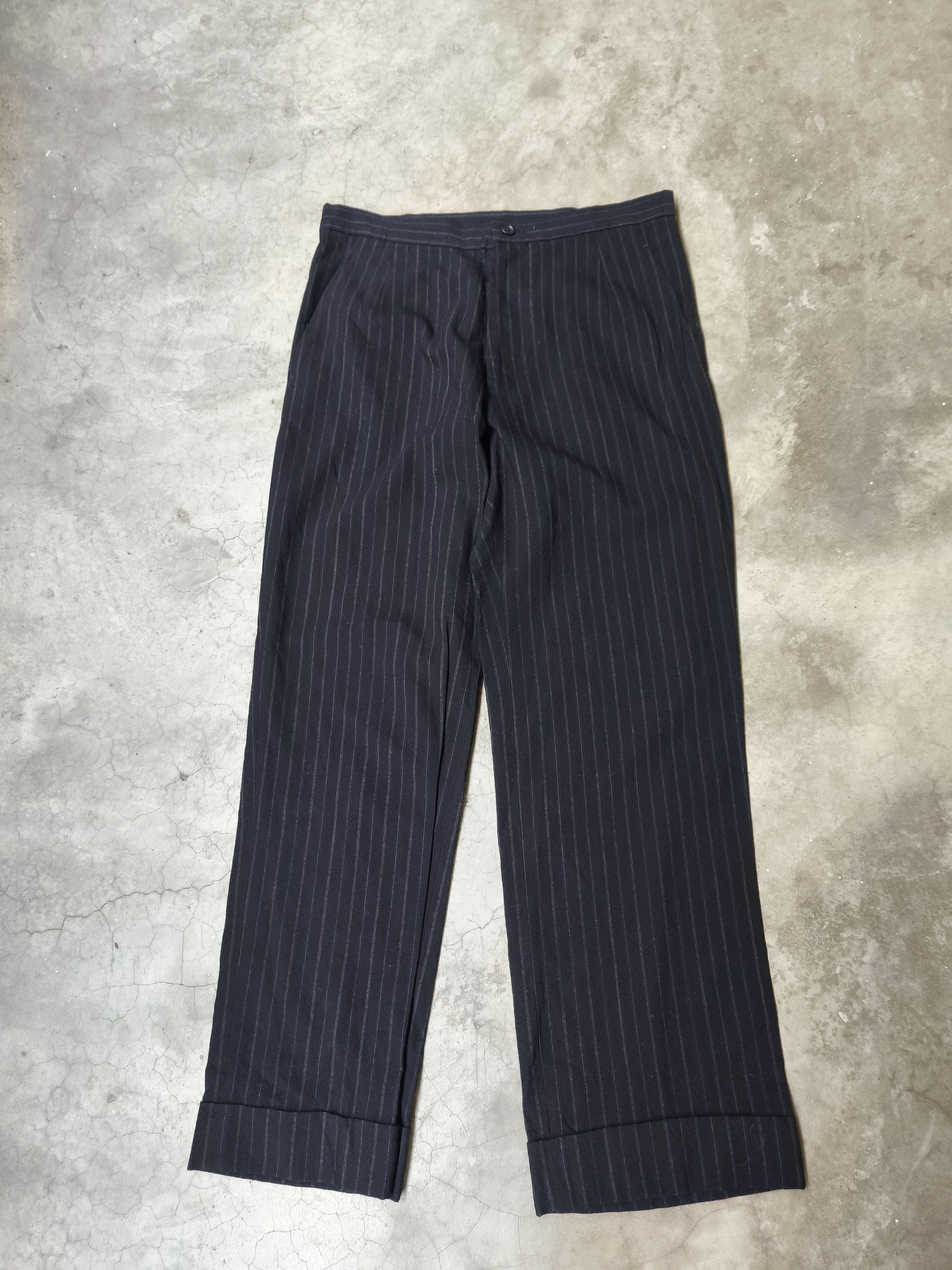 Japanese Brand × Y's × Yohji Yamamoto Yohji yamamoto y's pinstripe pant Size US 30 / EU 46 - 1 Thumbnail