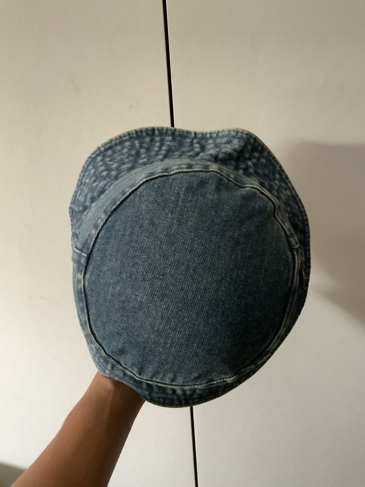 Hat Club Light Wash Fade Pocket Zip Denim Bucket Hat Size ONE SIZE - 6 Thumbnail