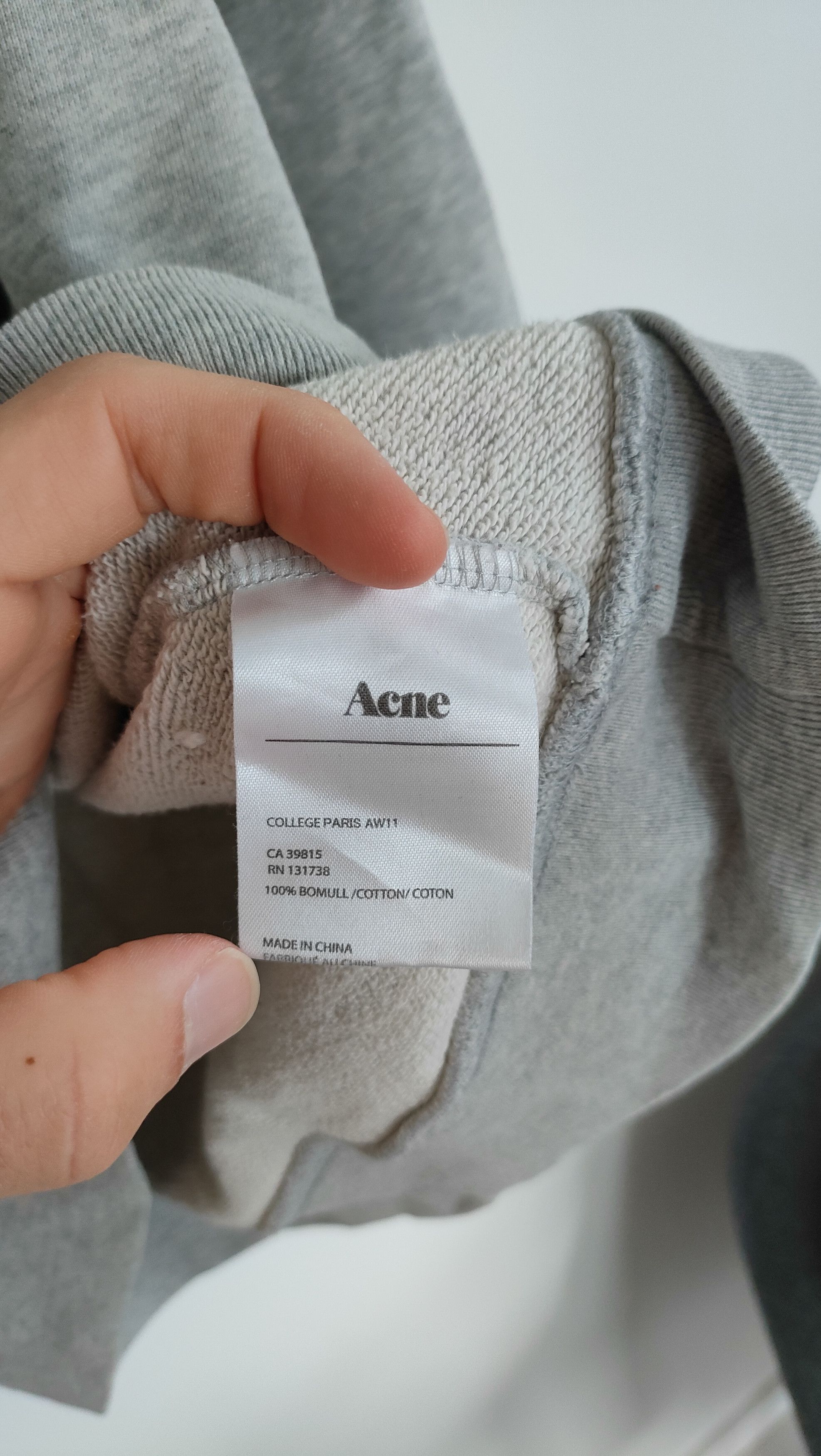 Acne Studios Acne Studios College PARIS SWEDEN AW11 runway crewneck Size US S / EU 44-46 / 1 - 7 Thumbnail