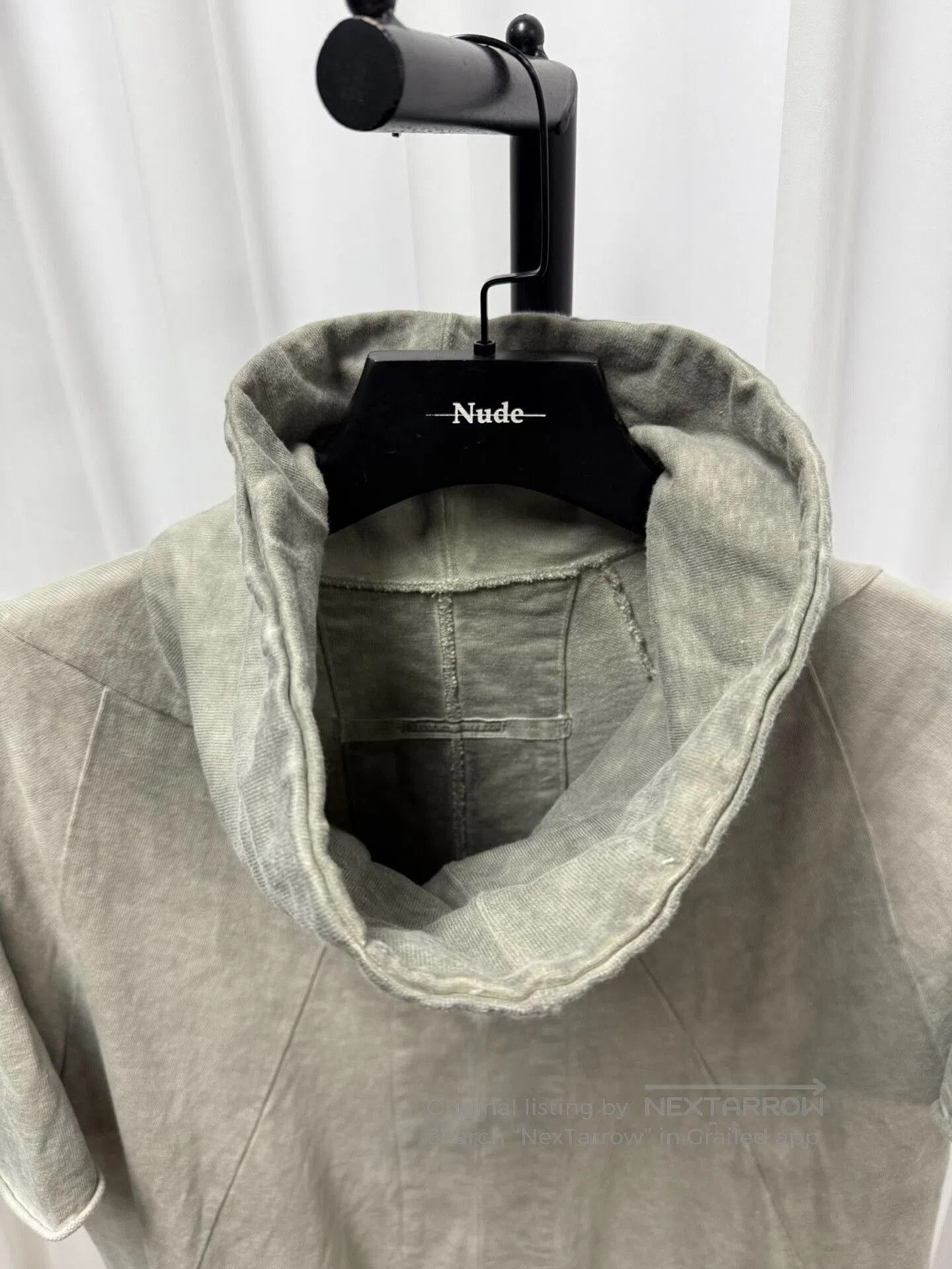 Comme des Garcons Homme Plus geometric high-neck oversized sweatshirt. Size US S / EU 44-46 / 1 - 5 Thumbnail