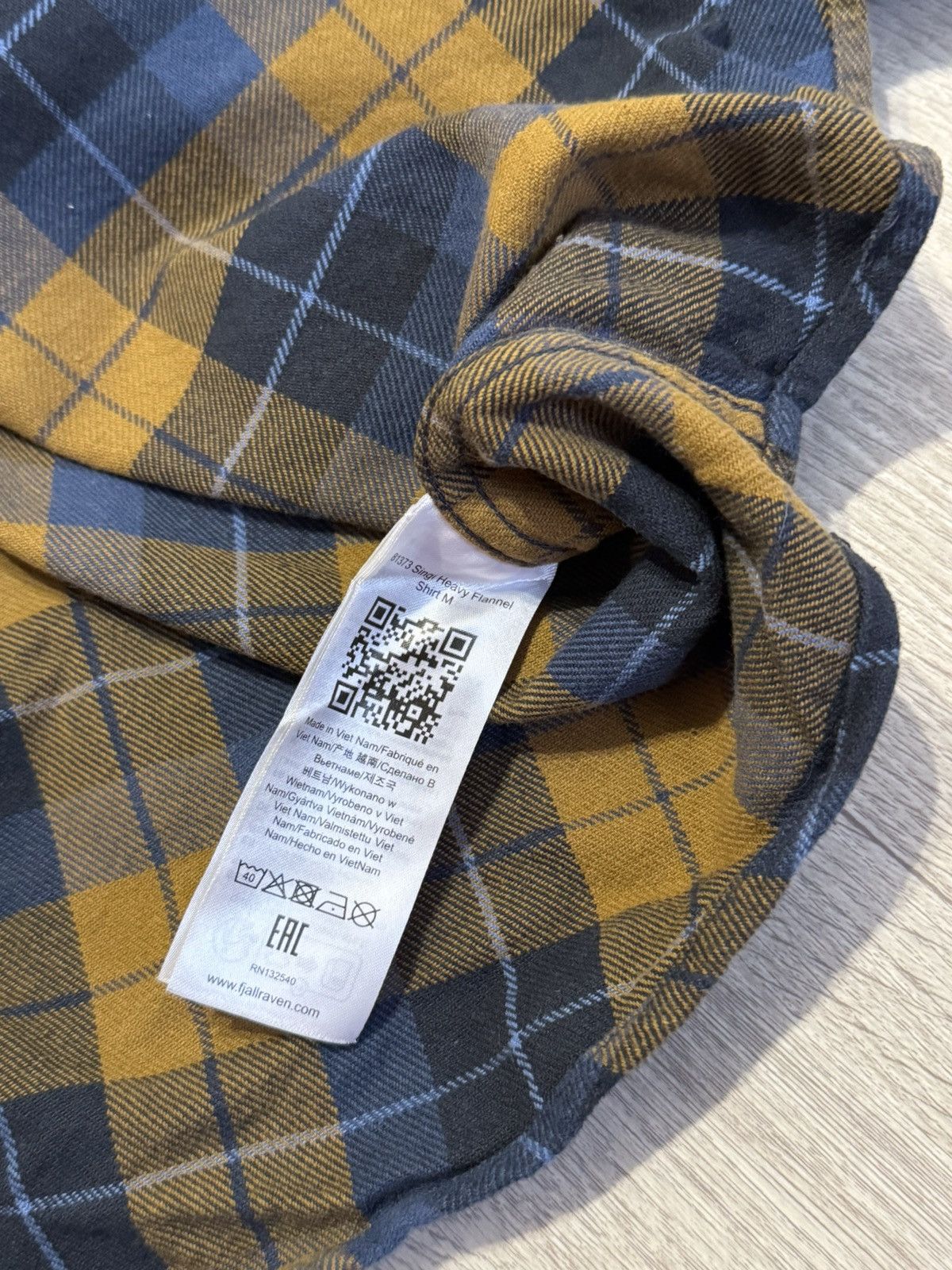 Fjallraven 🔷Vintage Fjallraven Flannel Overshirt🔷 Size US XL / EU 56 / 4 - 6 Thumbnail