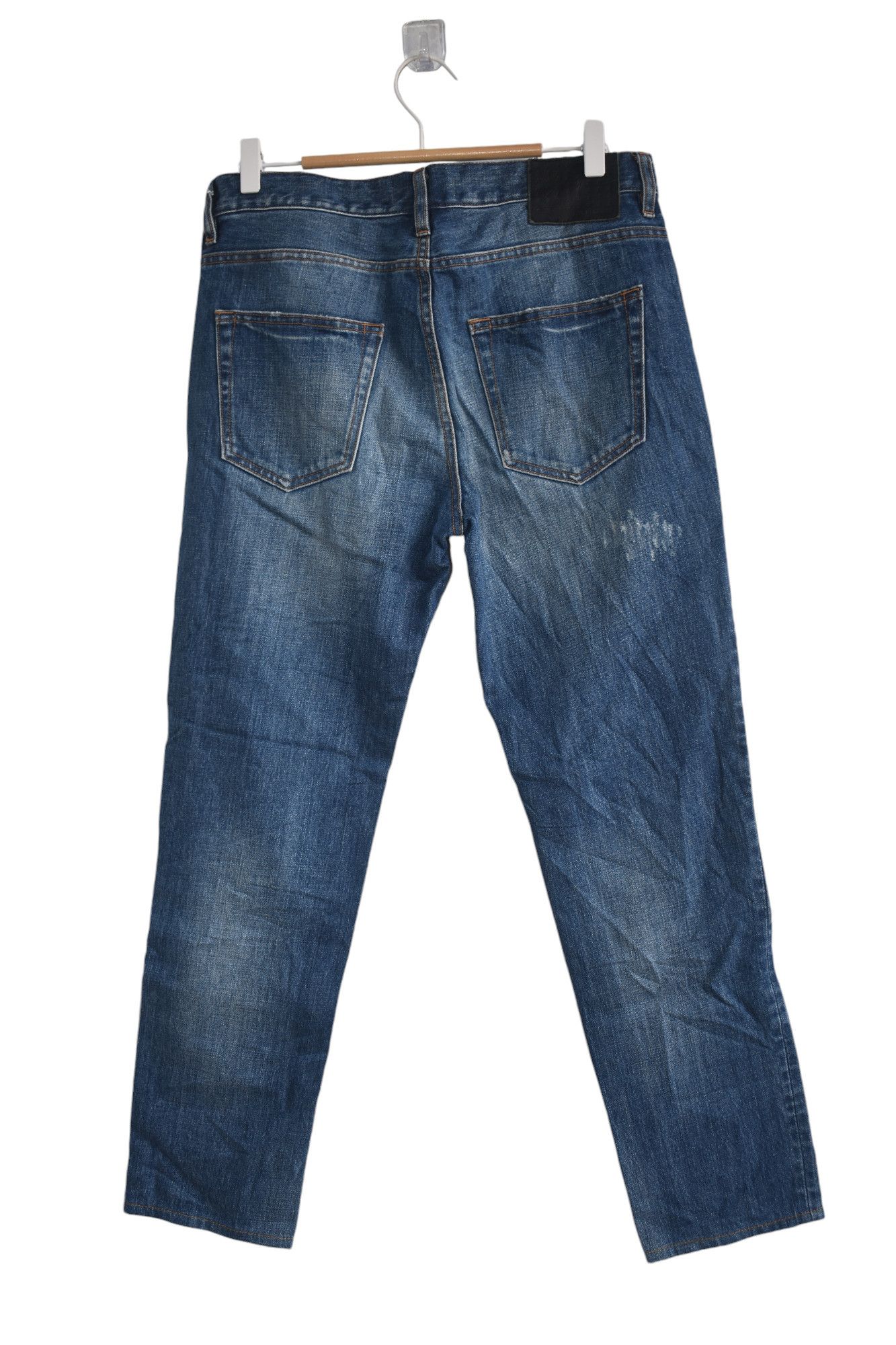 Japanese Brand × Vintage Azul by Moussy Japanese Patchwork Jeans W31 Size US 31 - 2 Thumbnail