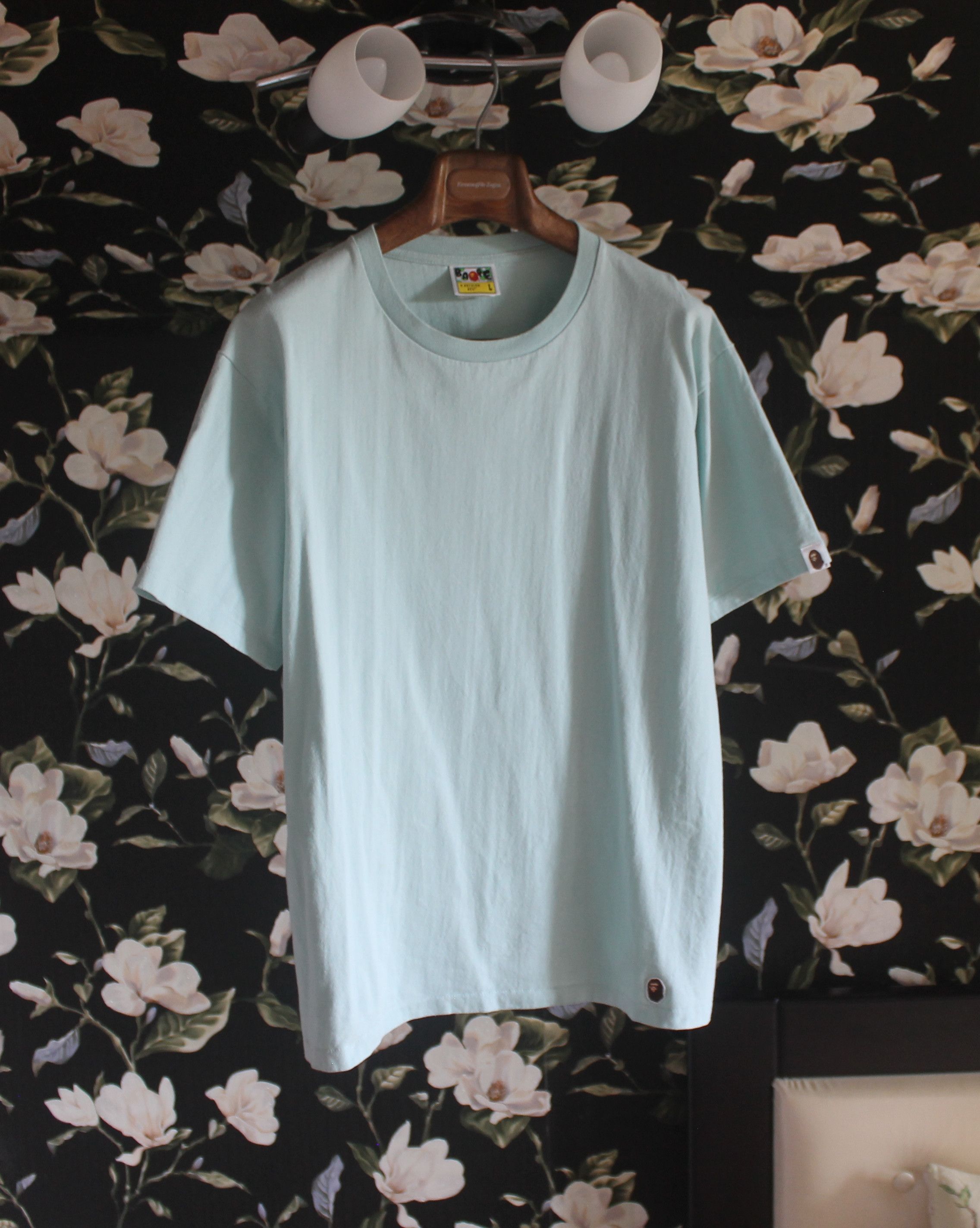 Bape Bape Light Blue Tee Size US L / EU 52-54 / 3 - 1 Thumbnail
