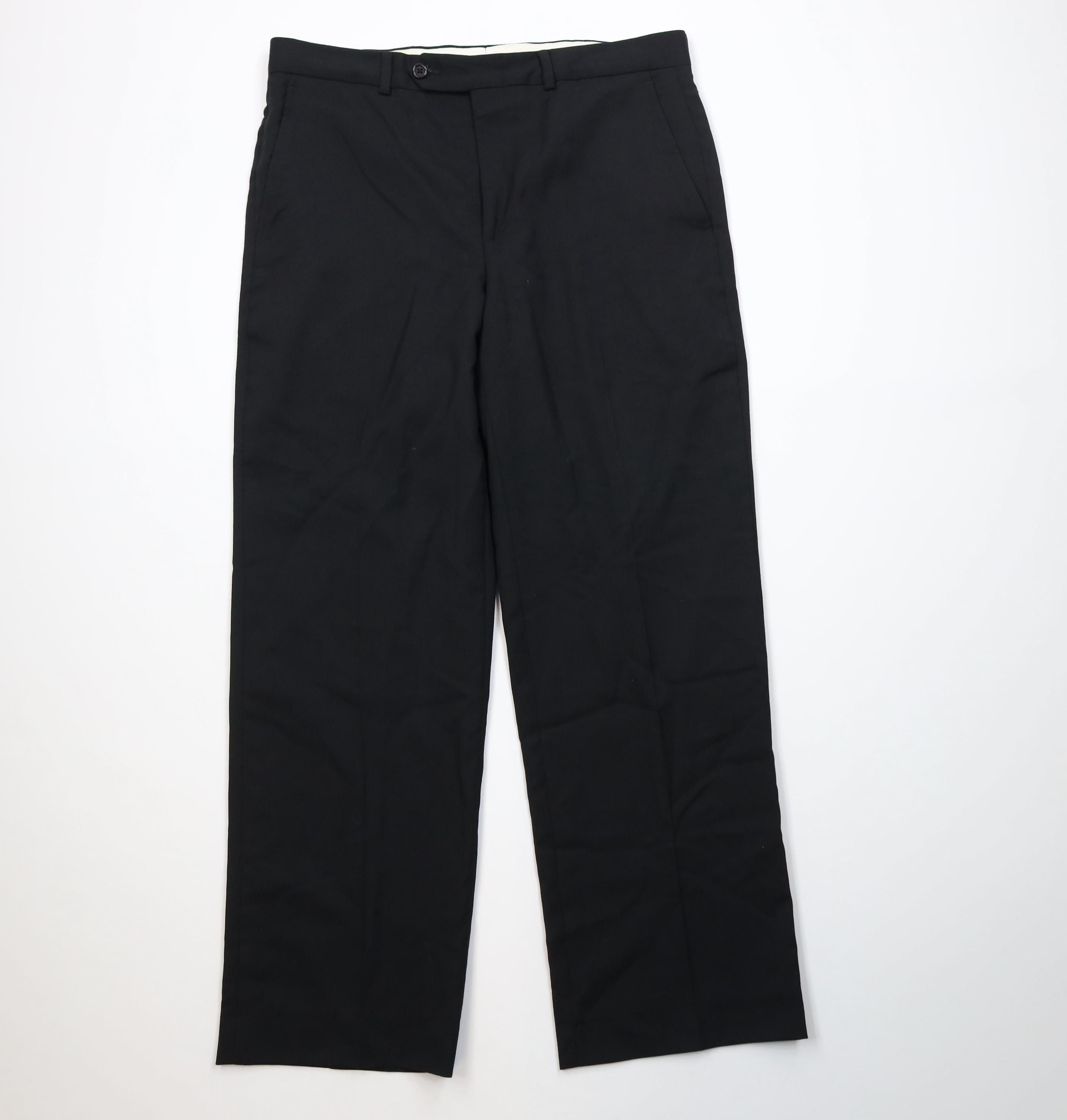Vintage Vintage 90s Streetwear Wool Herringbone Wide Leg Chino Pants Size US 34 / EU 50 - 1 Thumbnail