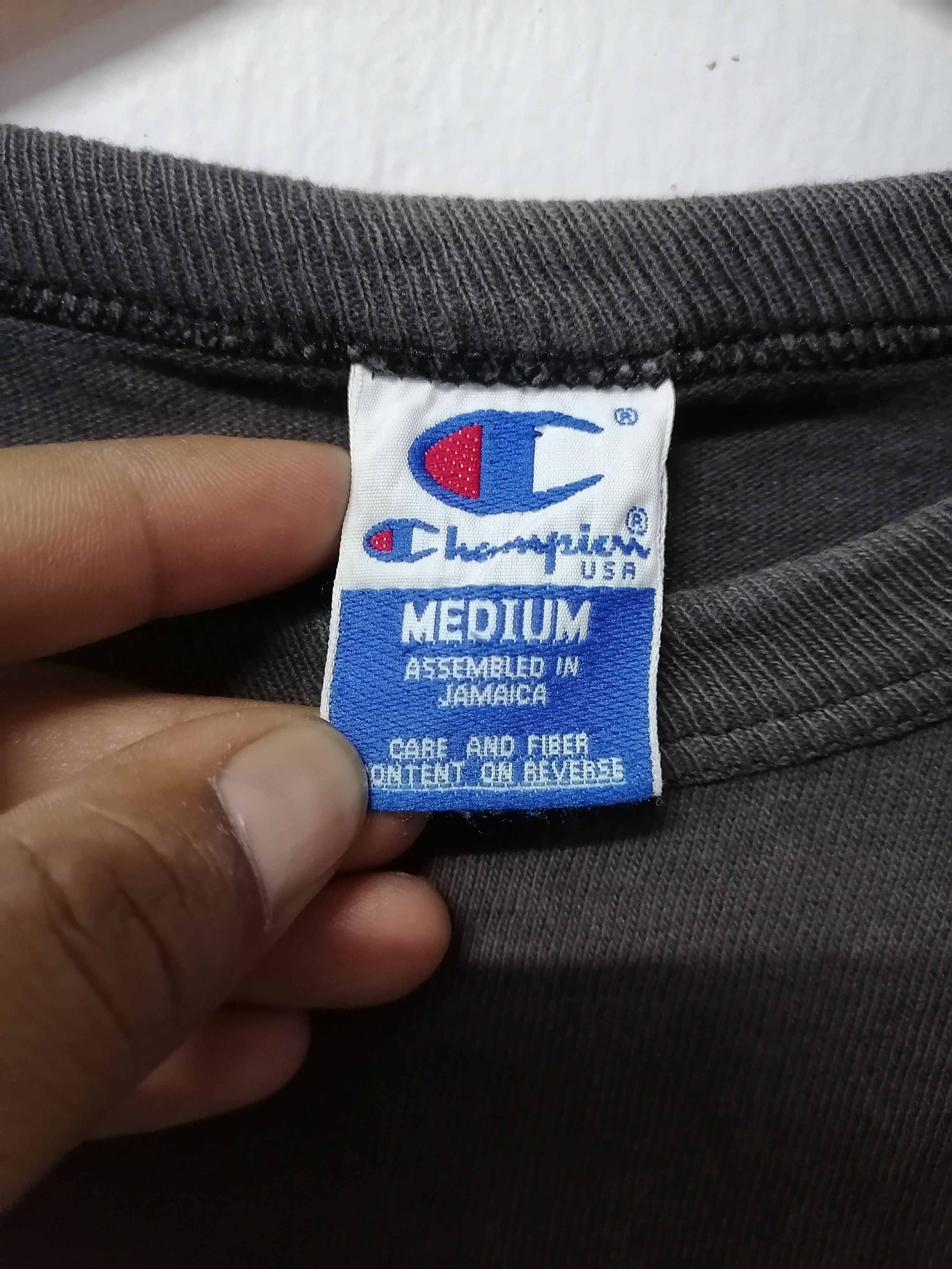 Champion × Vintage Trashed Faded Vintage Champion Tee Size US M / EU 48-50 / 2 - 8 Thumbnail