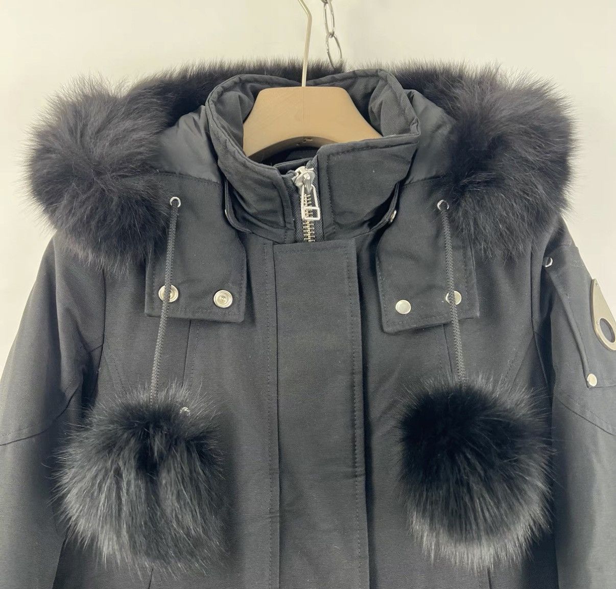 Moose Knuckles Moose Knuckles Stirling Black Fur Collar Down Jacket K12 Size XS / US 0-2 / IT 36-38 - 3 Thumbnail