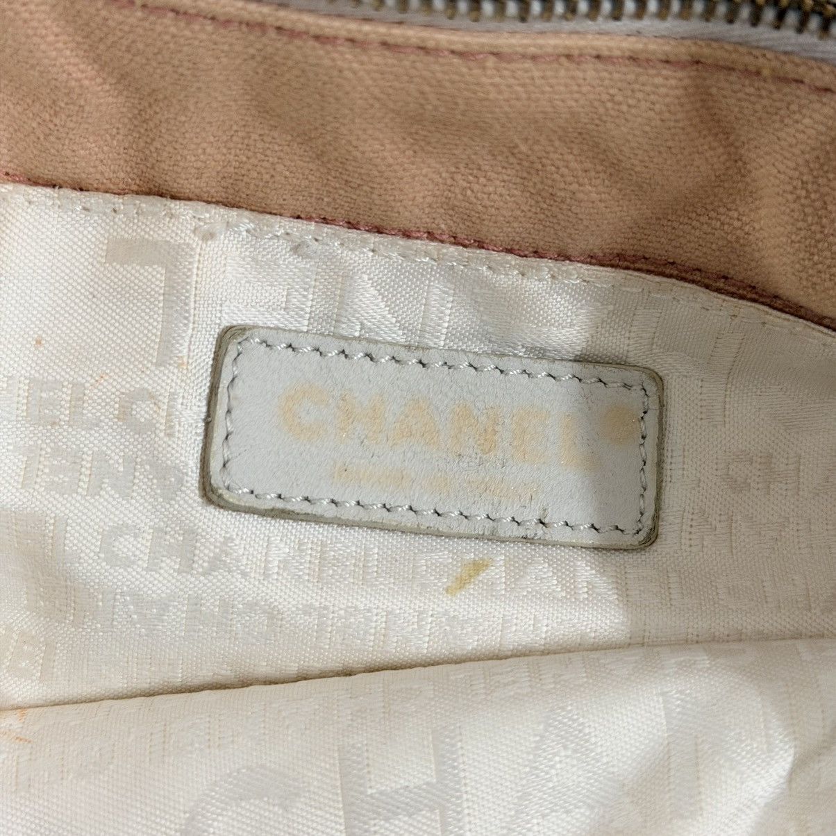 Chanel Chanel Marshmallow Beige Tote Bag Pre-Owned Size ONE SIZE - 15 Thumbnail