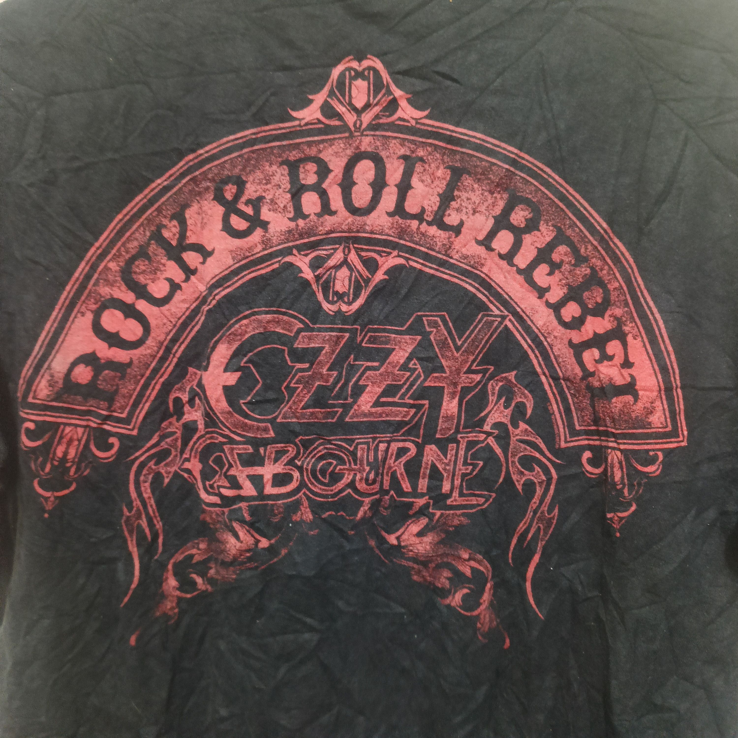 Ozzy Osbourne Ozzy Ozbourne Cross design Rock & Roll Rebel Size US L / EU 52-54 / 3 - 7 Thumbnail