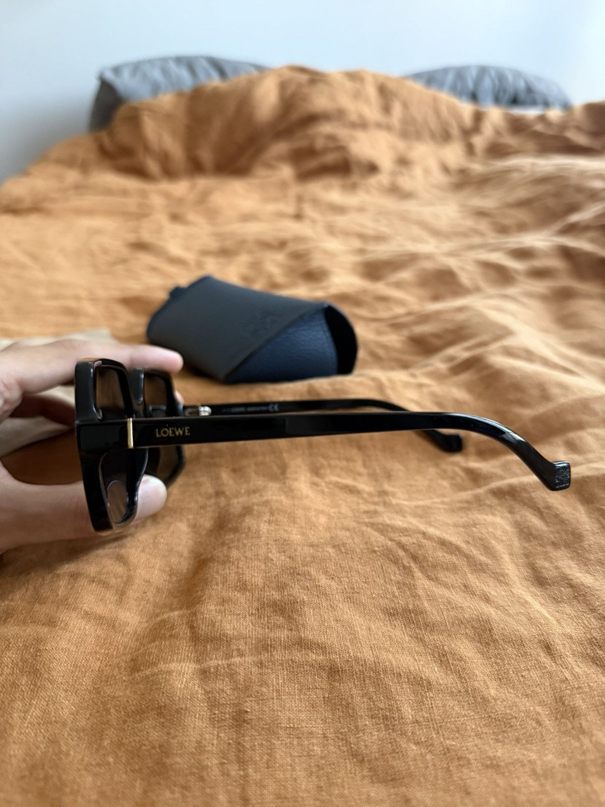 Loewe Loewe Hexagonal Sunglasses - BLACK Size ONE SIZE - 4 Thumbnail