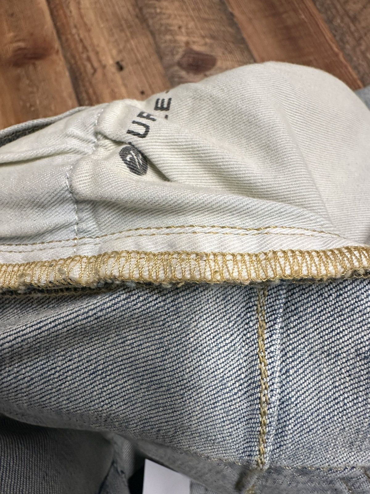 Purple Brand Purple Brand Patched Paint Splatter Blue Denim Jeans Size 31 Size US 31 - 5 Thumbnail