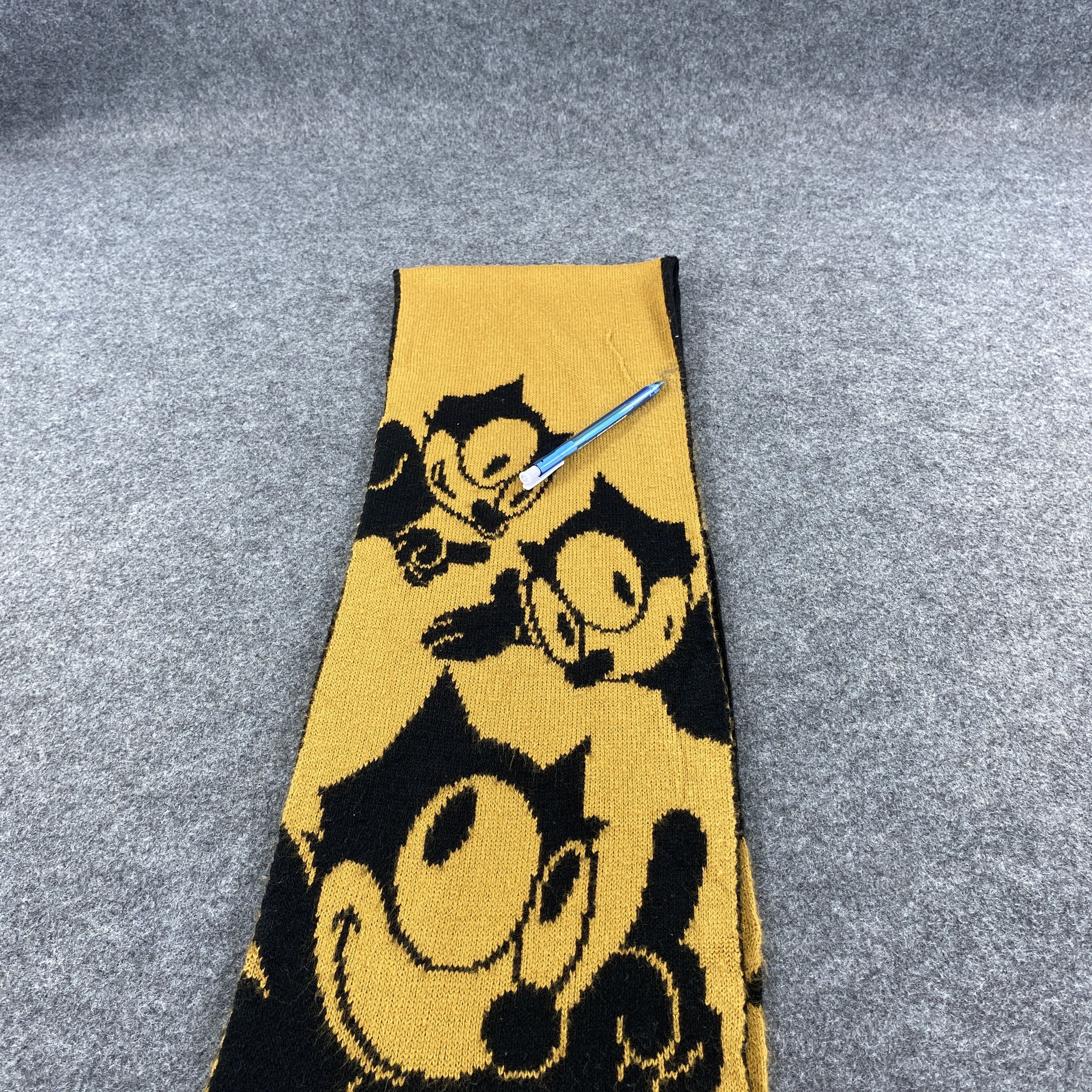 Vintage GF10631 Felix The Cat Scarf Neck Wear Muffler Nova Check Size ONE SIZE - 8 Thumbnail