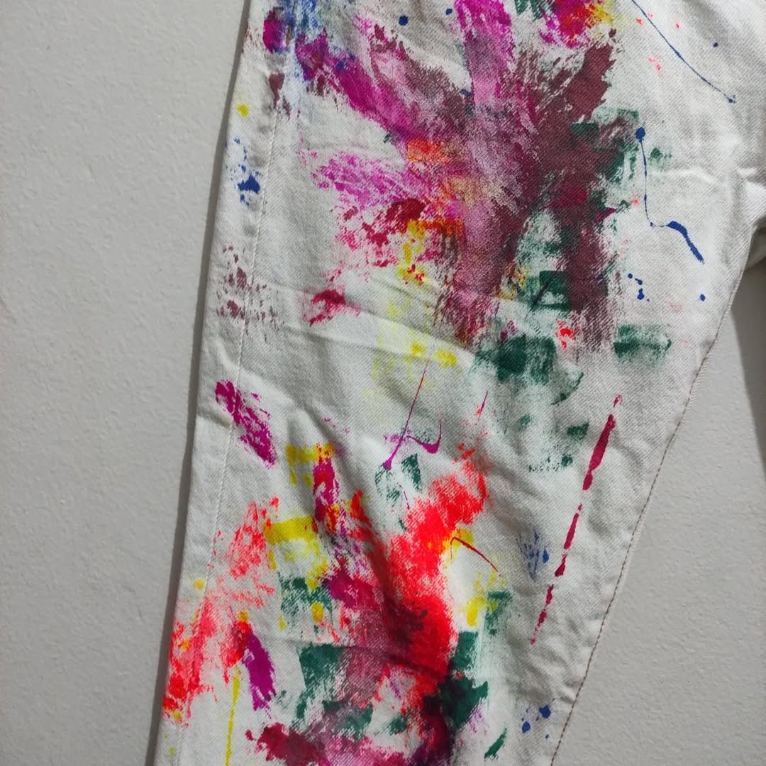 Polo Ralph Lauren Polo Ralph Lauren Paint Splatter Jeans Size 30 Size 30" / US 8 / IT 44 - 14 Thumbnail