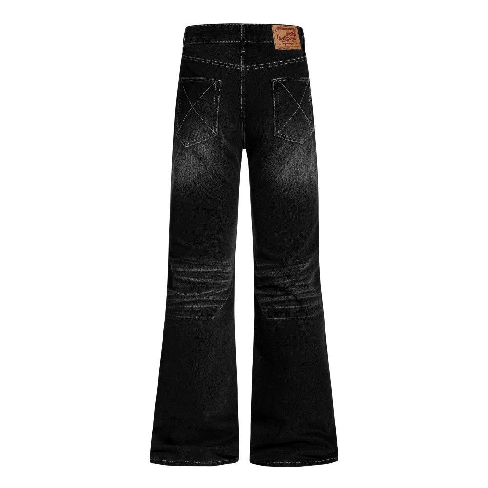 Vintage American loose casual washed flared jeans Size US 32 / EU 48 - 2 Thumbnail