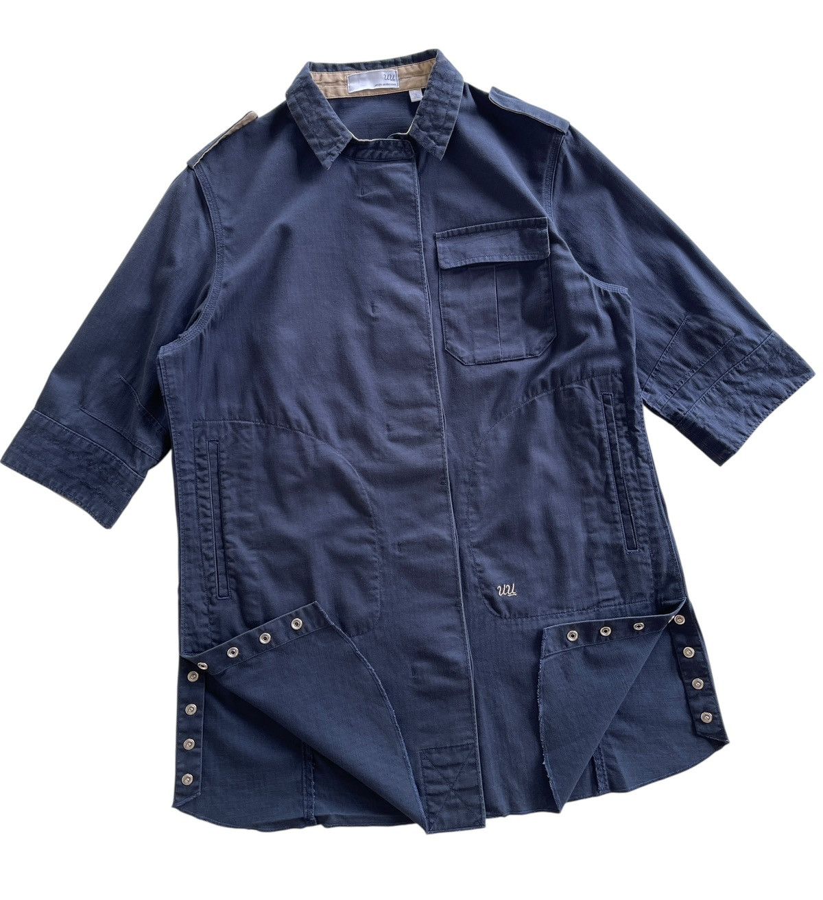 Undercover × Uniqlo Undercover X Uniqlo Military Shirt Size L / US 10 / IT 46 - 3 Thumbnail