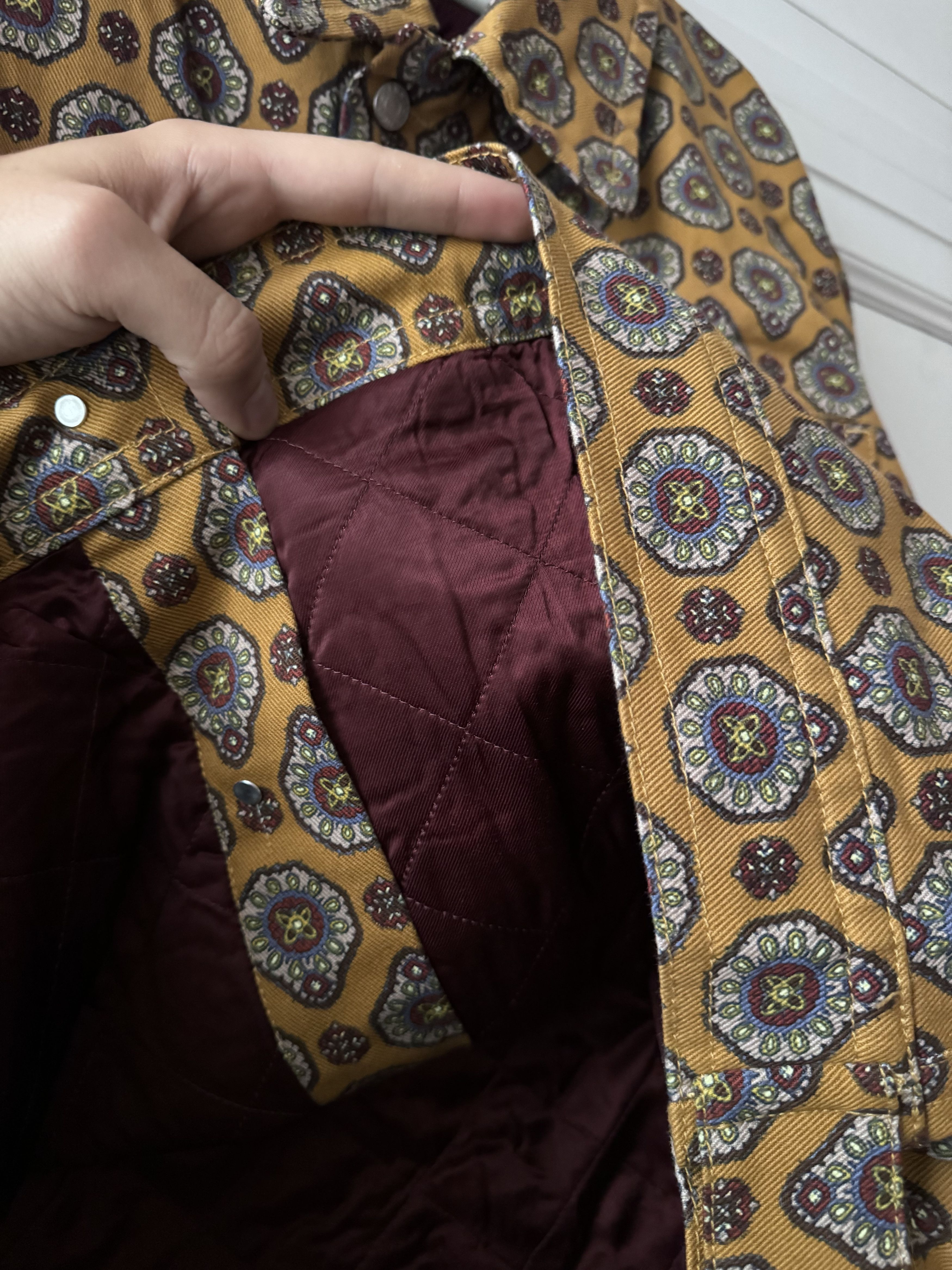 Dries Van Noten Patterned Quilted Jacket Size US XL / EU 56 / 4 - 3 Thumbnail