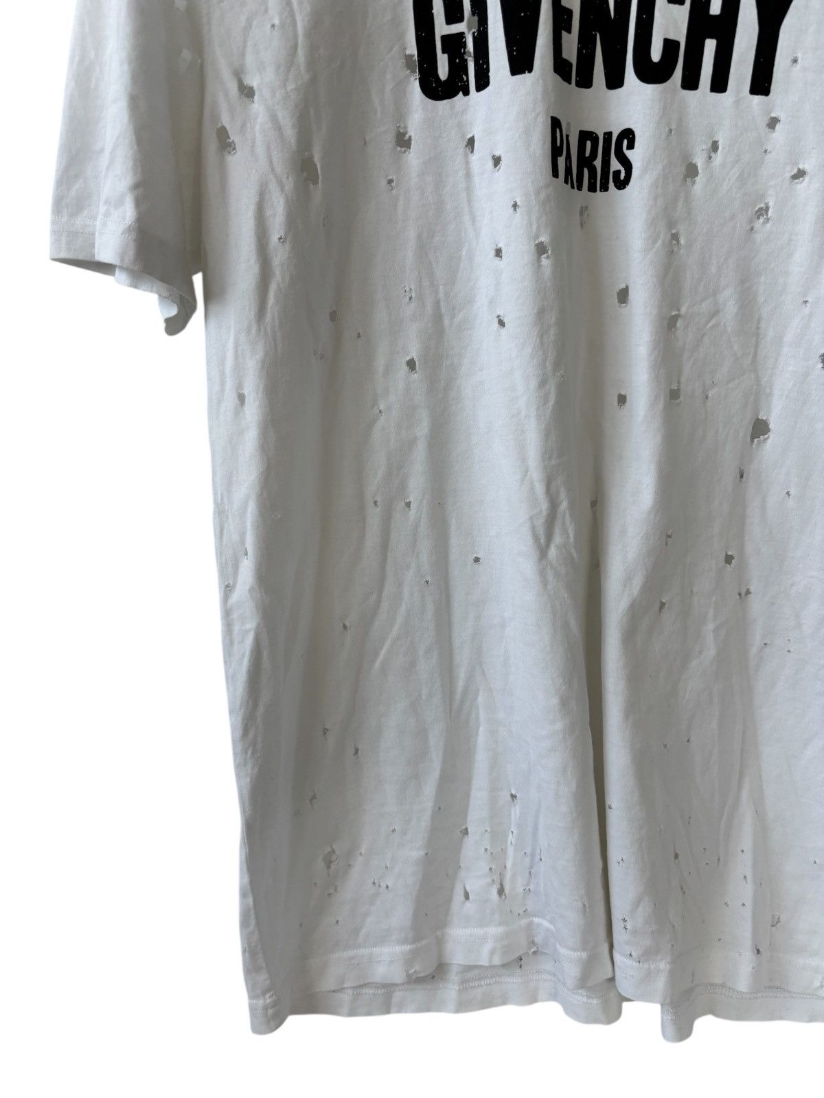 Givenchy Givenchy Oversized Distressed T-Shirt Size US XS / EU 42 / 0 - 3 Thumbnail