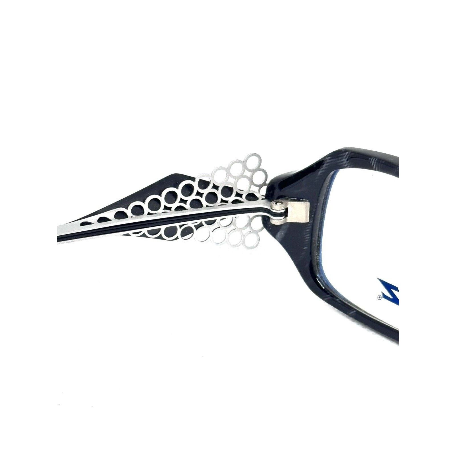 J.F. REY BOZ NUTS 0505 BLACK EYEGLASSES FRAME RX 54-15 FRANCE Size ONE SIZE - 10 Thumbnail