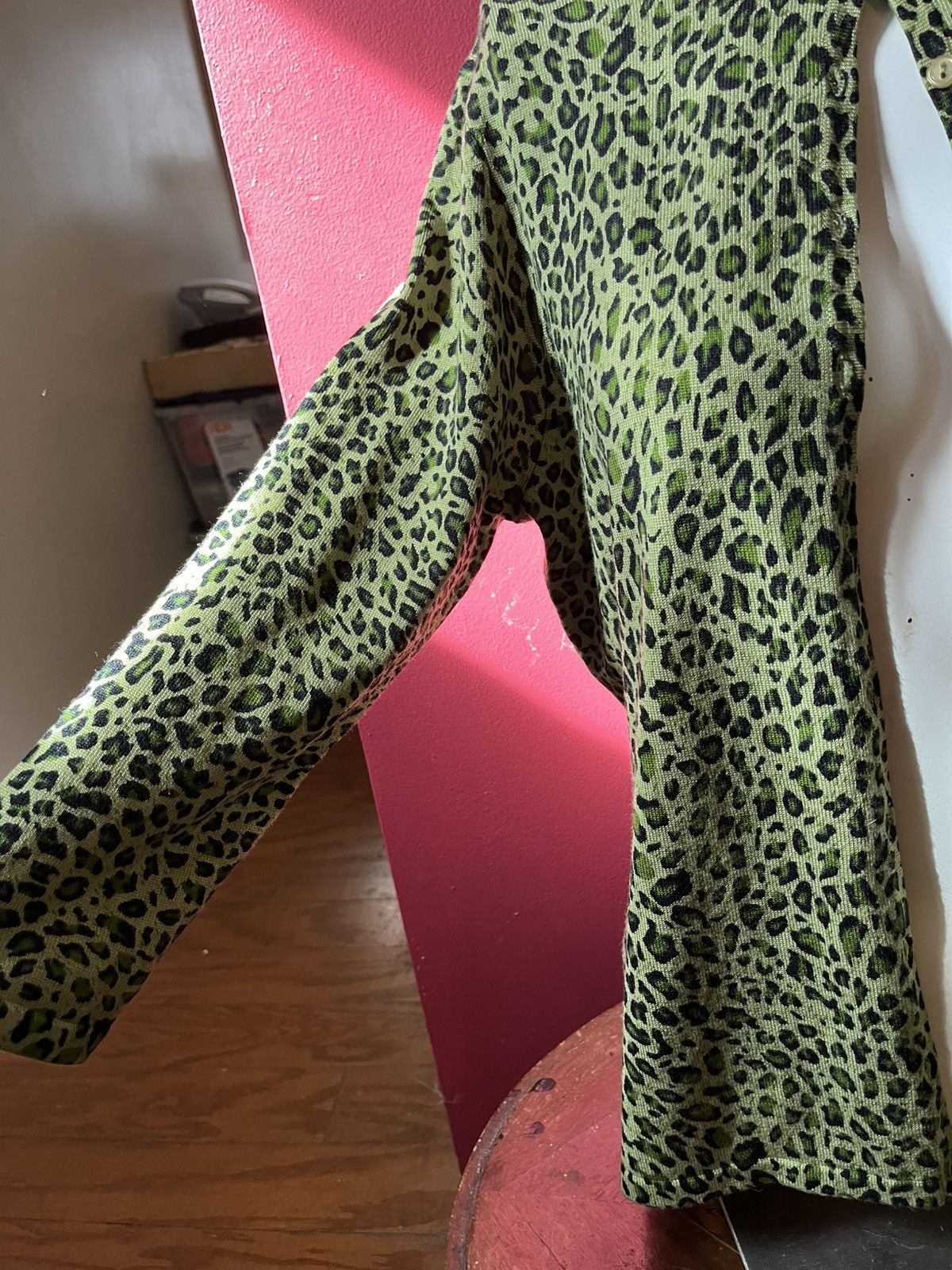 Other White Stag Women's Green Leopard Sweater Medium NWT Size M / US 6-8 / IT 42-44 - 5 Thumbnail