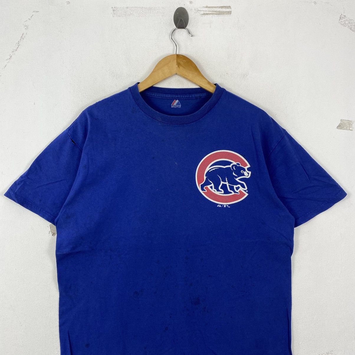 MLB Vintage Majestic Chicago Cubs Paul Byrd 24 Blue Tee Size L Size US L / EU 52-54 / 3 - 3 Thumbnail