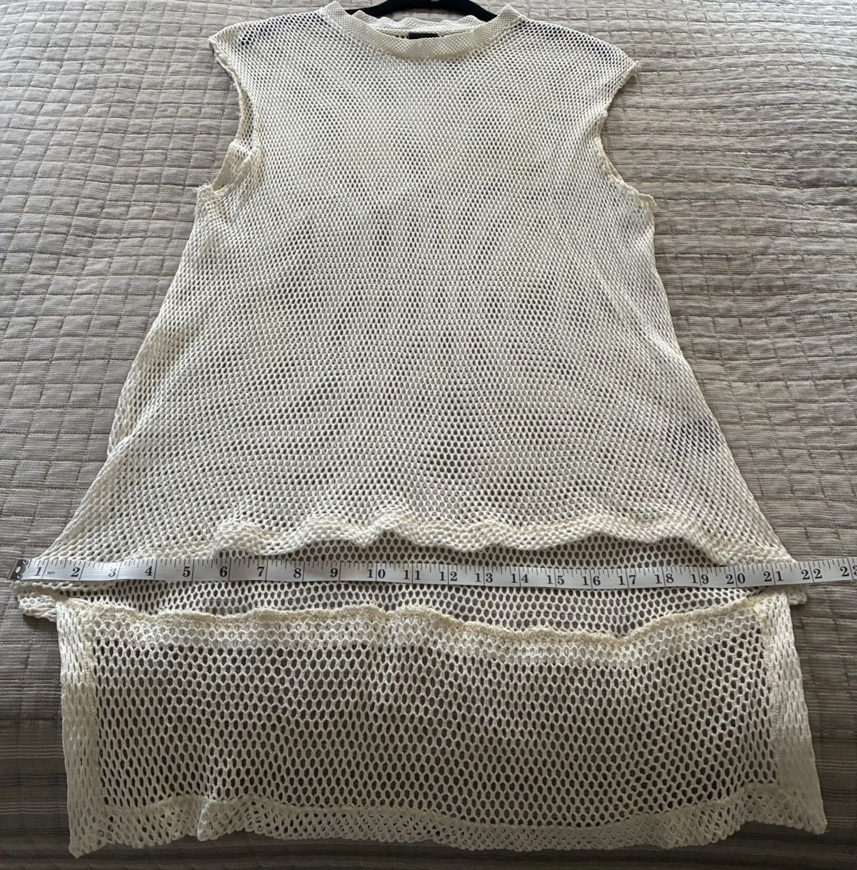 KTZ KTZ White Sleeveless Mesh Top Size US L / EU 52-54 / 3 - 9 Thumbnail