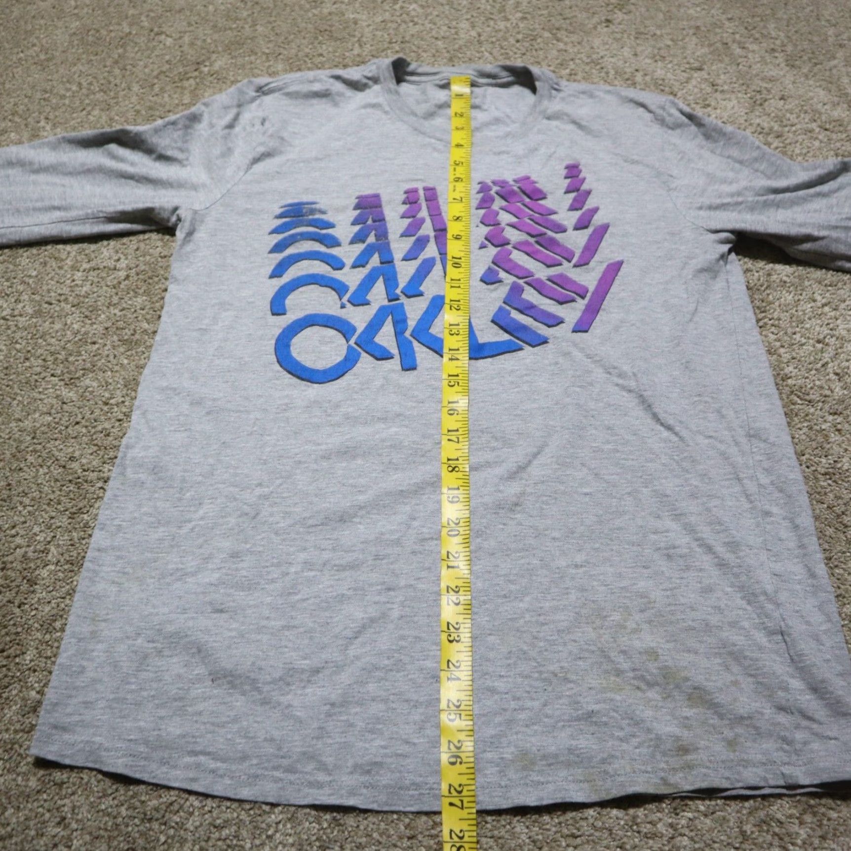 Oakley Oakley Shirt Men M Gray Long Sleeve Tee T-Shirt Adult Medium Size US M / EU 48-50 / 2 - 6 Thumbnail