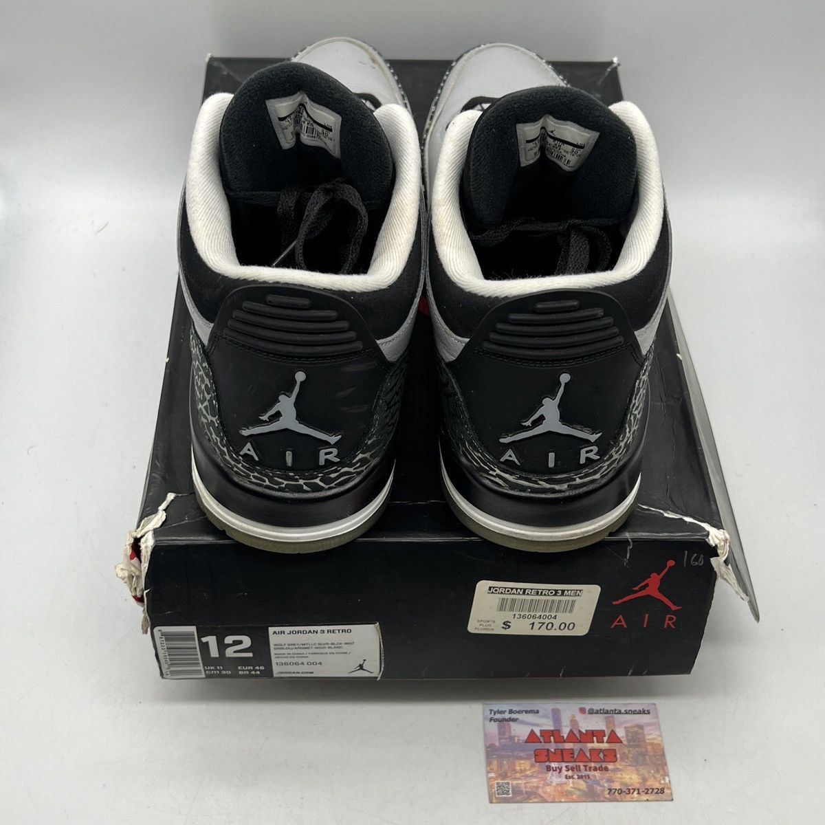 Air Jordan 3 Wolf Grey