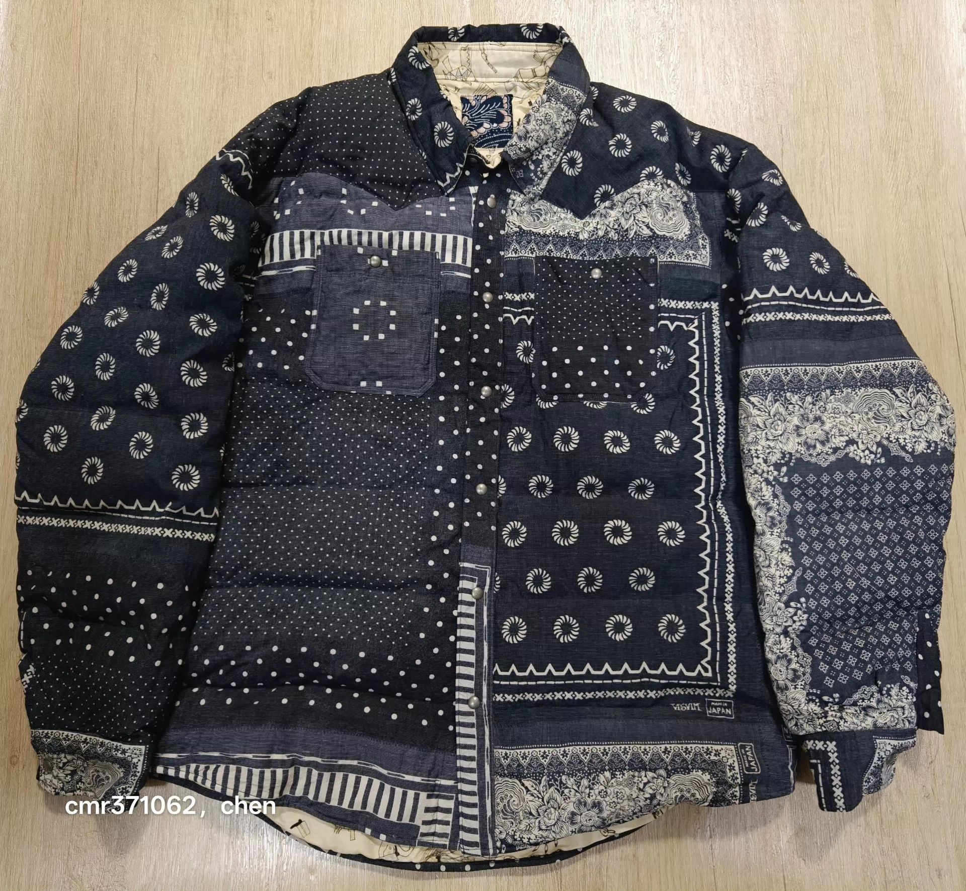 Visvim visvim 23 ICT kerchief down jkt bandana black 3 95 New Size US L / EU 52-54 / 3 - 1 Thumbnail