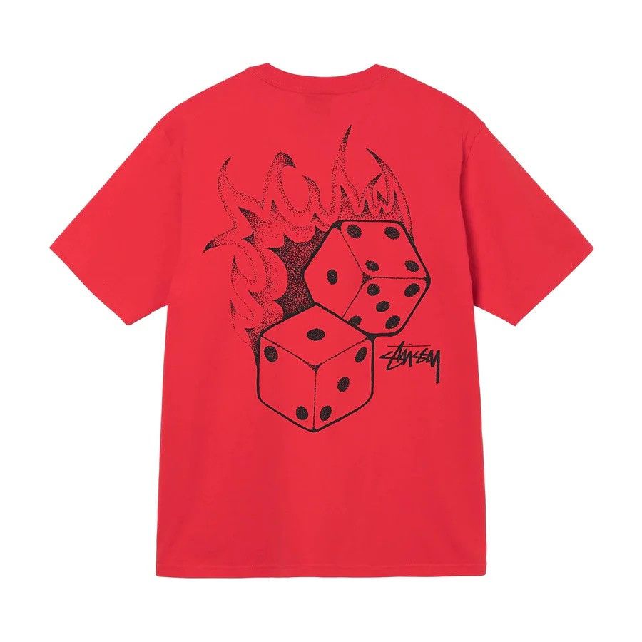 Stussy Fire Dice T Shirt | Grailed