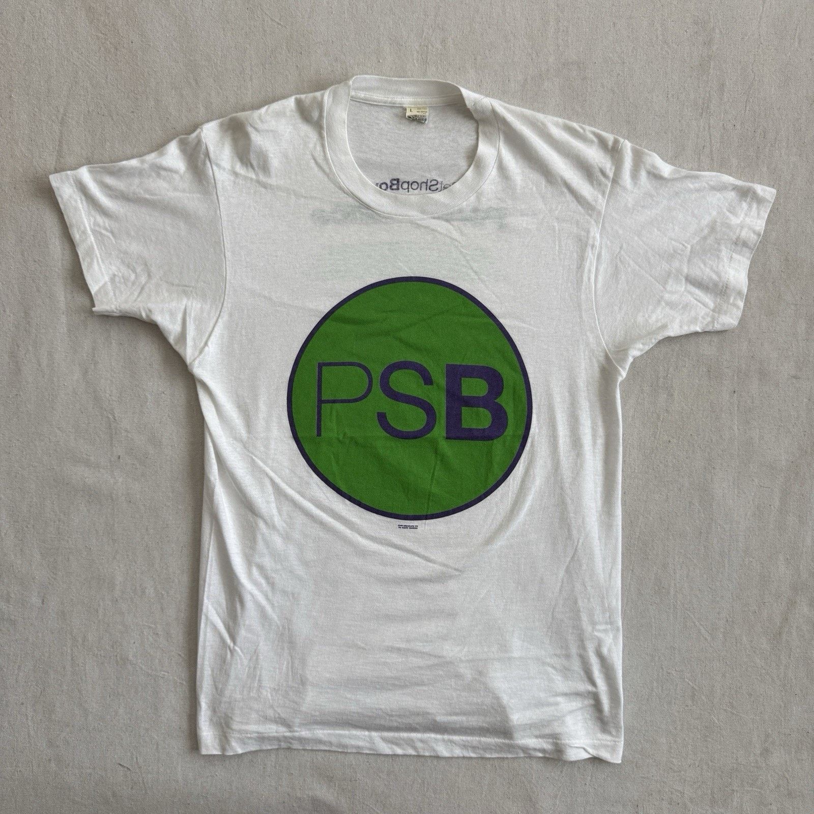 Band Tees × Vintage Vintage 90s Pet Shop Boys Performance PSB Synth 1991 T-Shirt Size US L / EU 52-54 / 3 - 1 Thumbnail