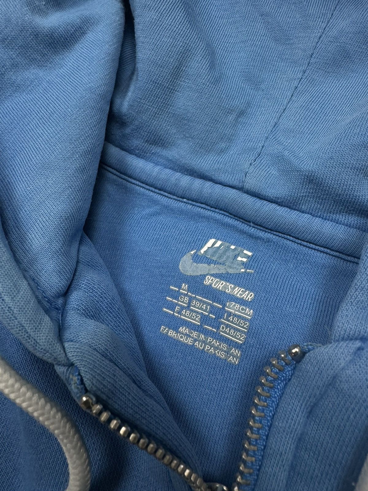 Nike Nike vintage hoodie baby blue swoosh logo acg Size US M / EU 48-50 / 2 - 5 Thumbnail