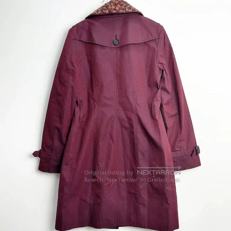 Burberry Burberry Red Ladies Trench Coat. Size XXS / US 00 / IT 34 - 8 Thumbnail