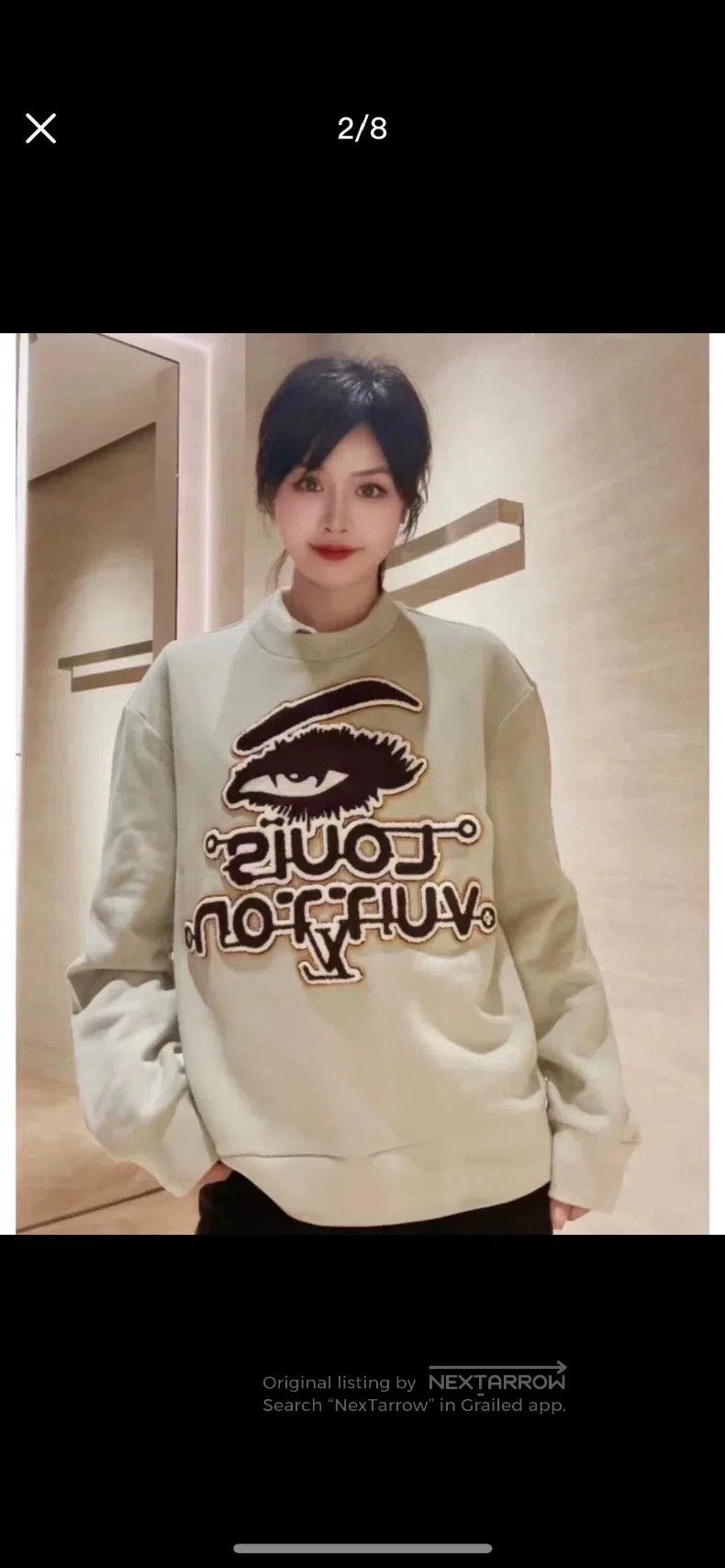 Louis Vuitton Louis Vuitton 2023fw's latest flocked chest graffiti logo Size US S / EU 44-46 / 1 - 7 Thumbnail
