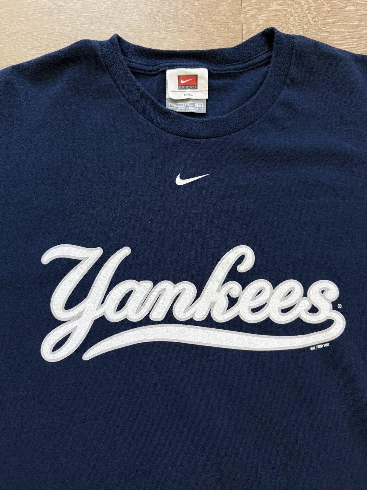 Nike New York Yankees Center Check MLB Shirt Size US XXL / EU 58 / 5 - 2 Thumbnail